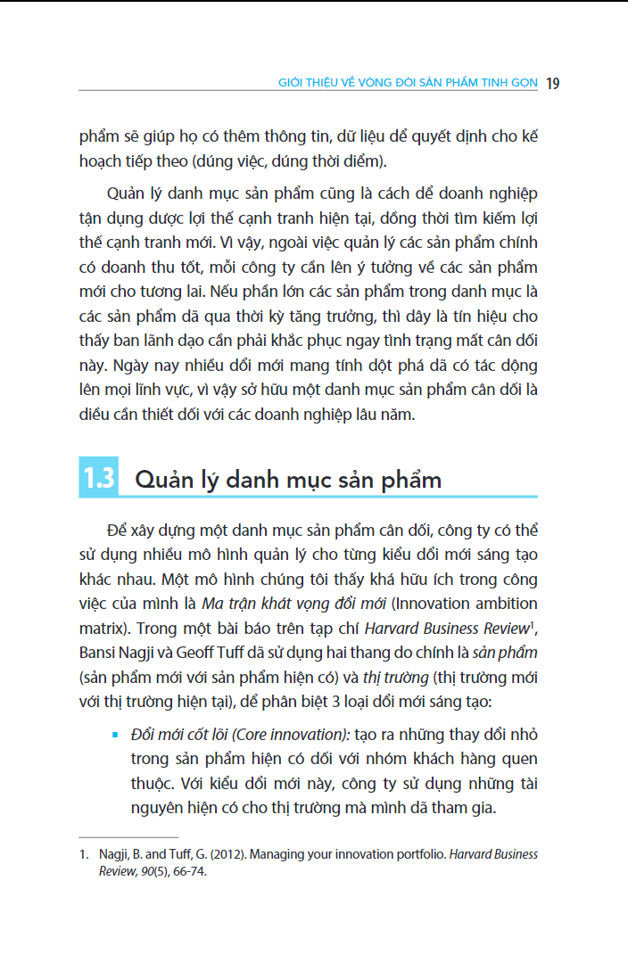 vòng đời sản phẩm tinh gọn - the lean product lifecycle