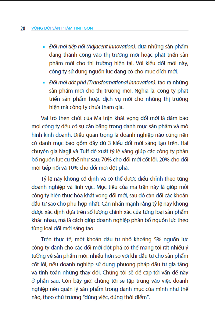 vòng đời sản phẩm tinh gọn - the lean product lifecycle