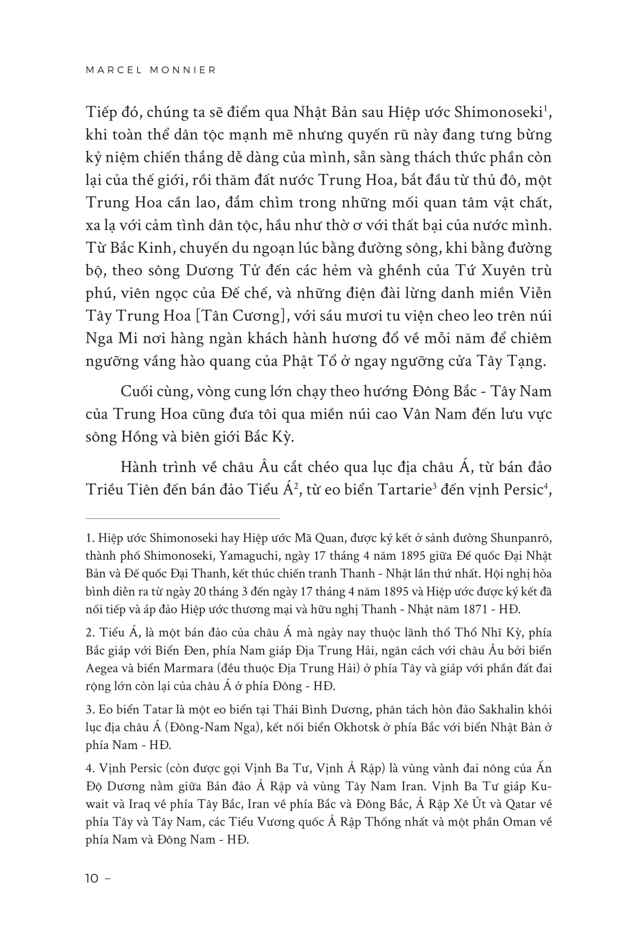 vòng quanh châu á - nam kỳ, trung kỳ, bắc kỳ