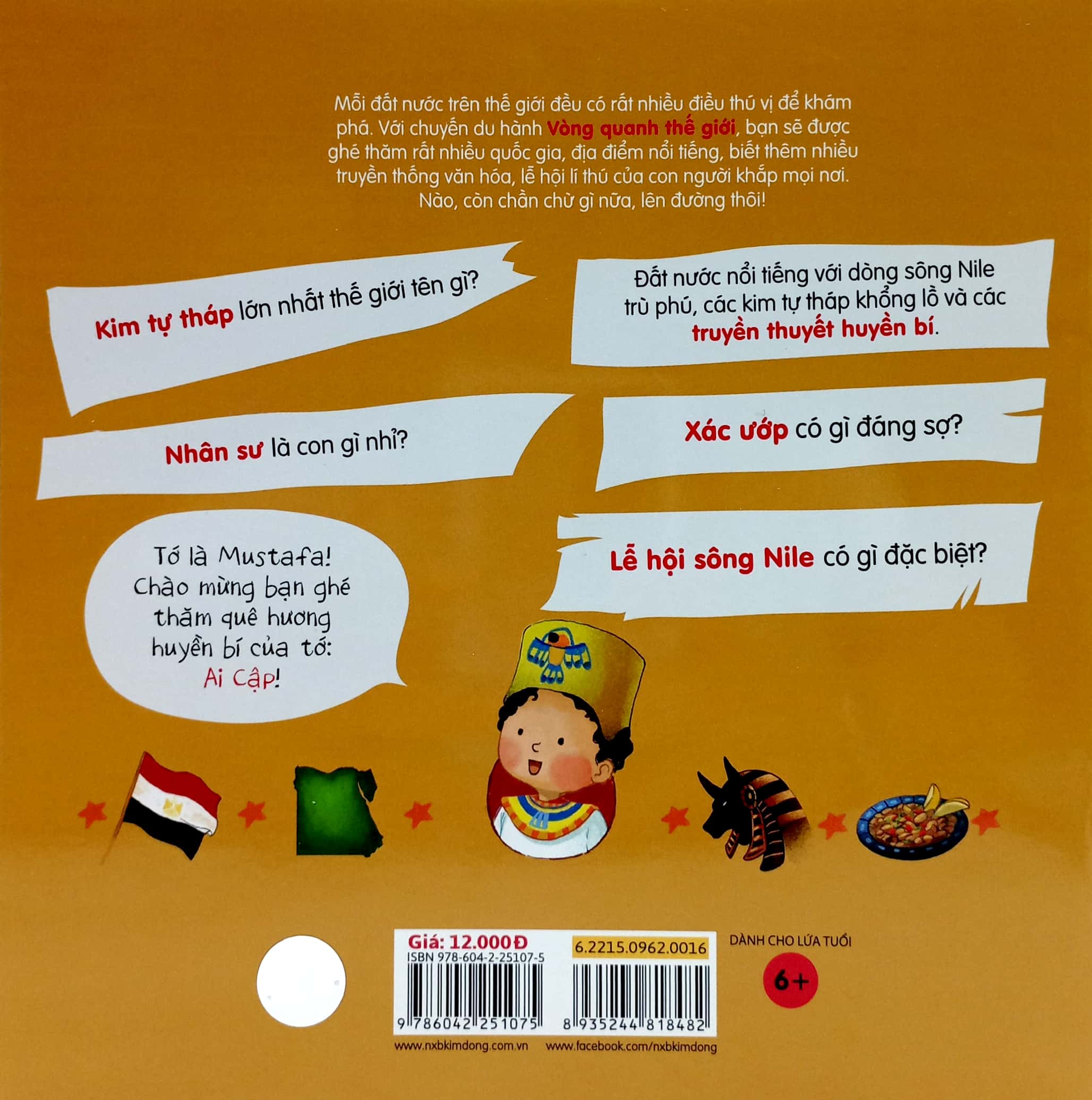 vòng quanh thế giới - ai cập (tái bản 2019)