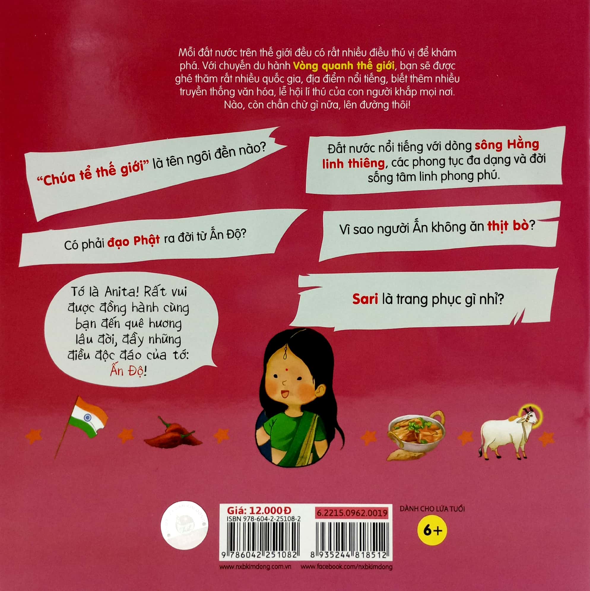 vòng quanh thế giới - ấn độ (tái bản 2019)