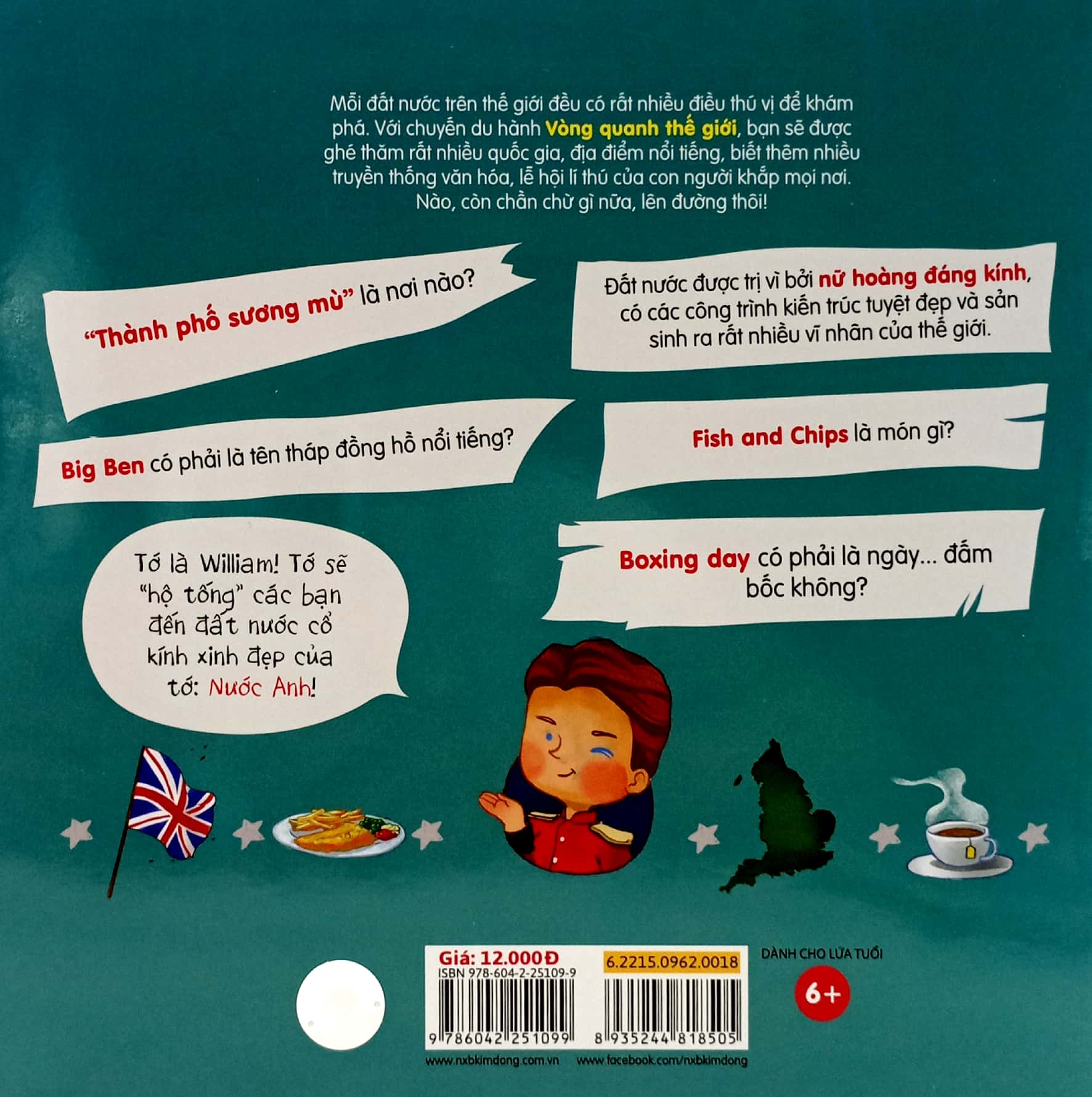 vòng quanh thế giới - anh (tái bản 2019)