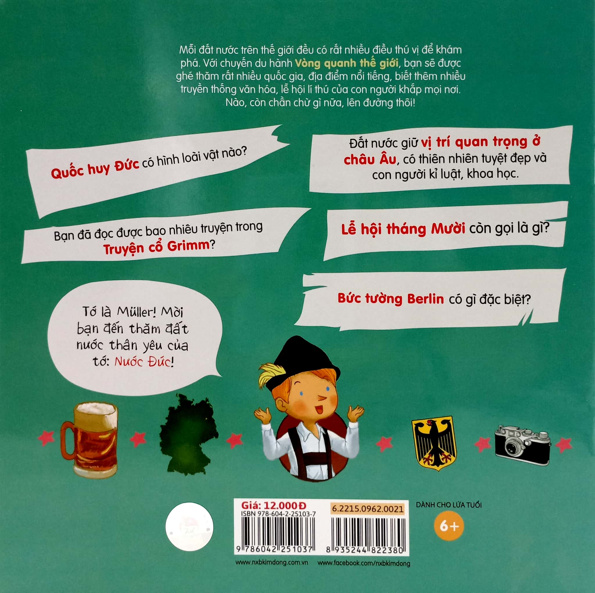 vòng quanh thế giới - đức (tái bản 2019)