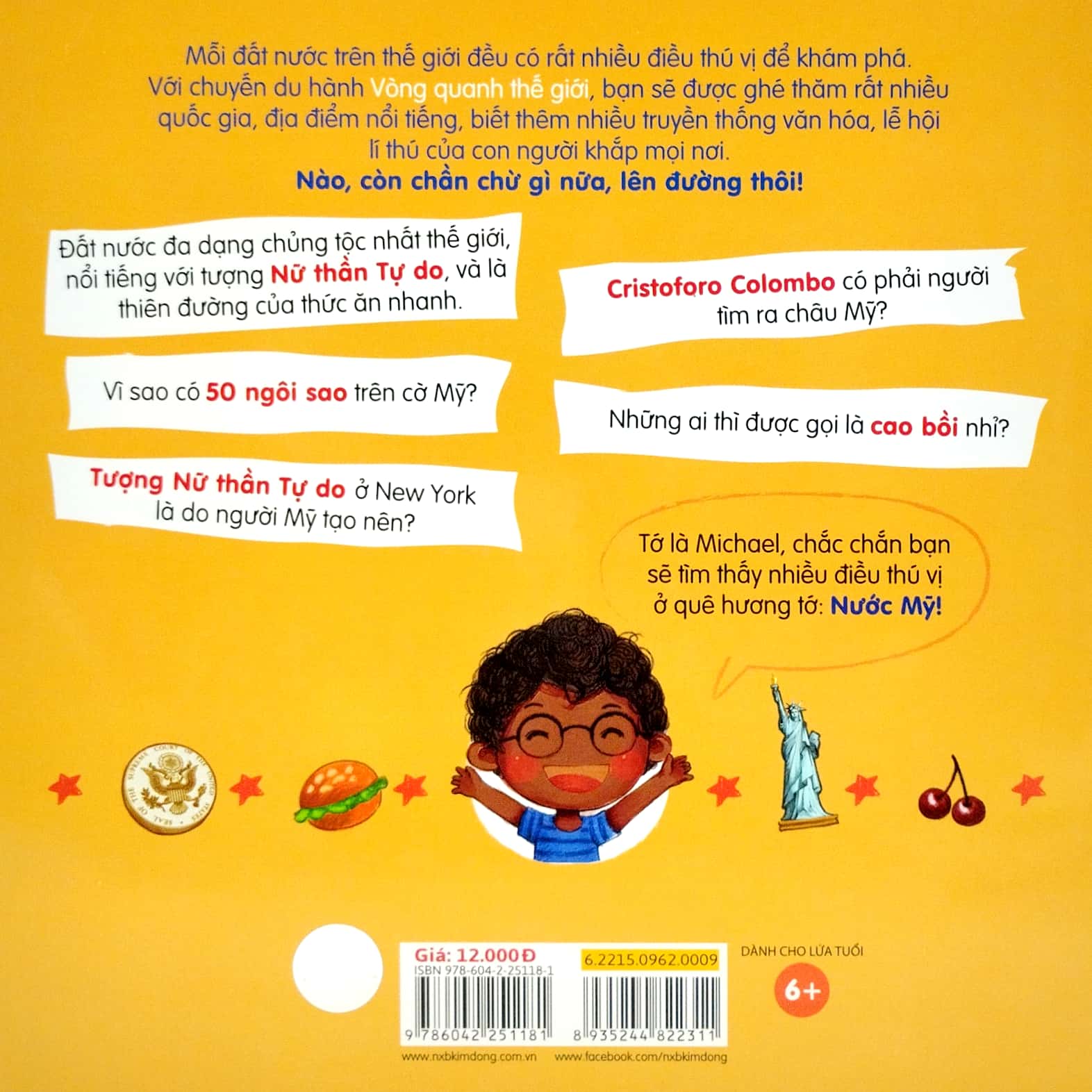 vòng quanh thế giới - mỹ (tái bản 2019)