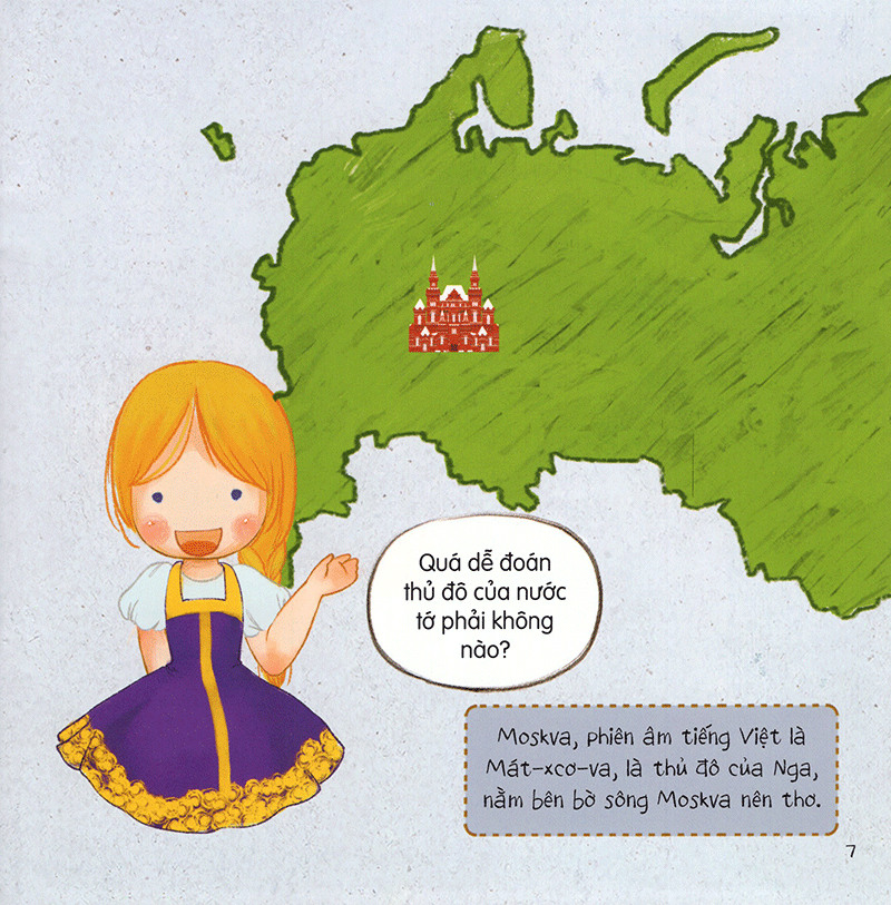 vòng quanh thế giới - nga (tái bản 2019)