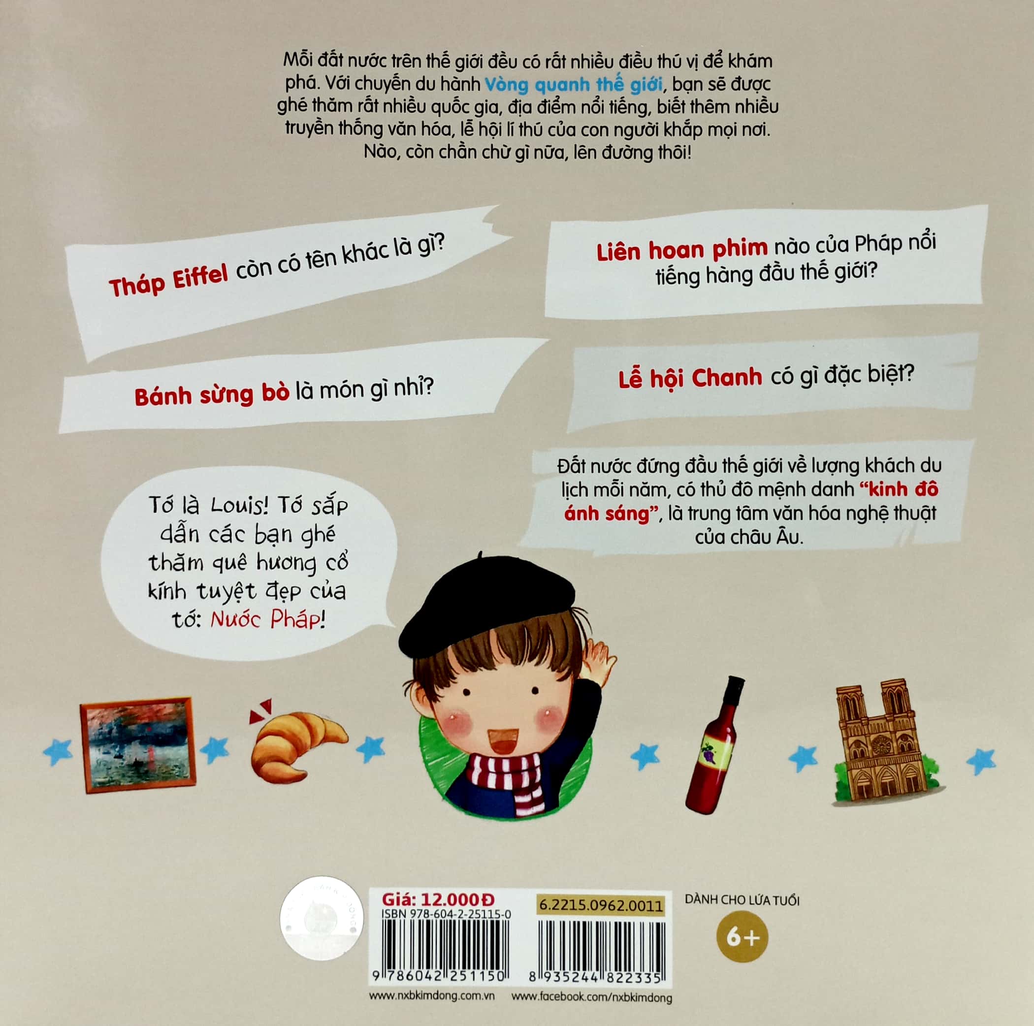 vòng quanh thế giới - pháp (tái bản 2019)