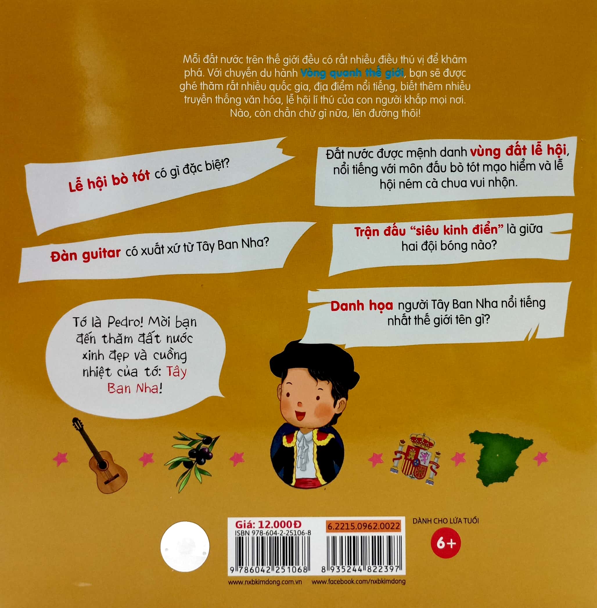 vòng quanh thế giới - tây ban nha (tái bản 2019)