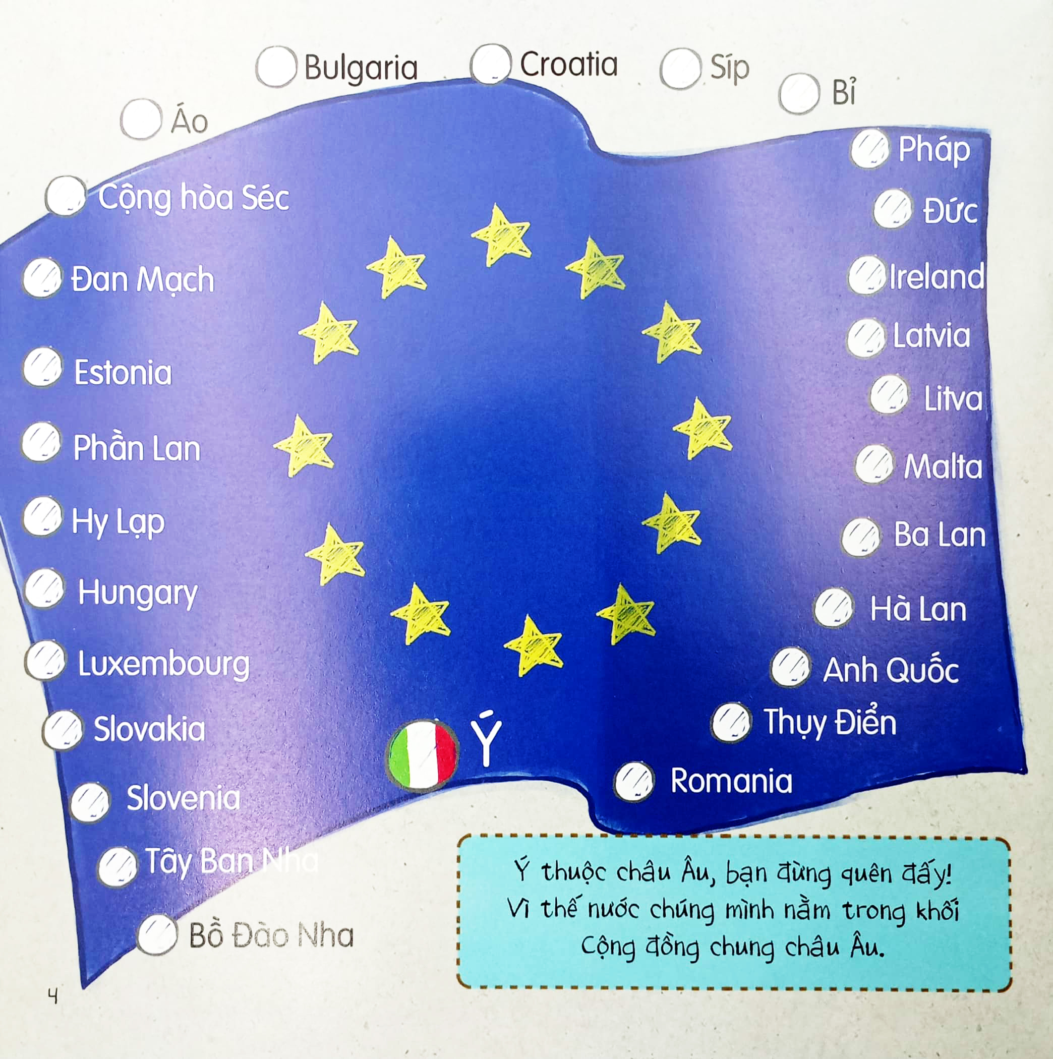 vòng quanh thế giới - ý (tái bản 2019)