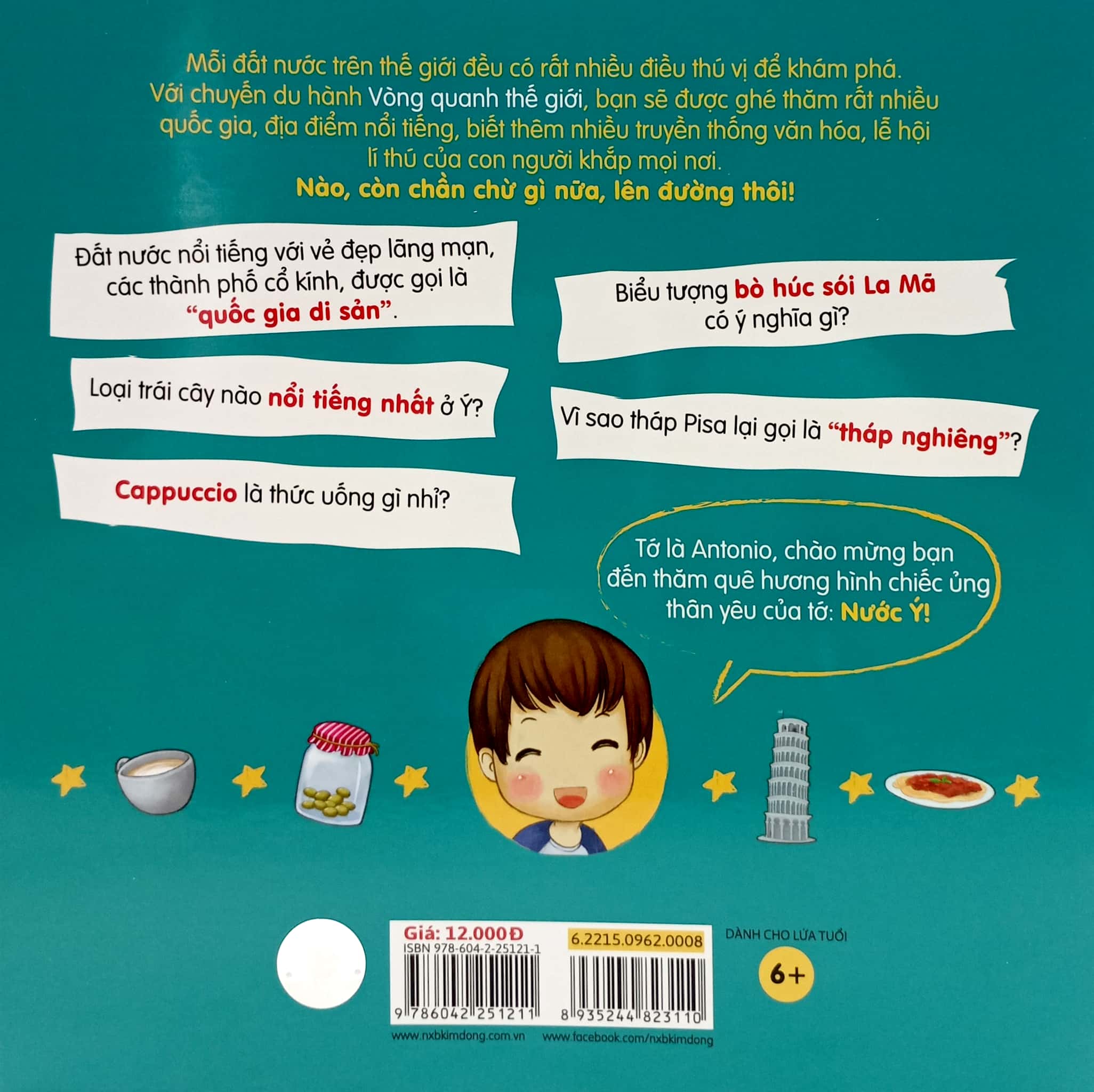 vòng quanh thế giới - ý (tái bản 2019)