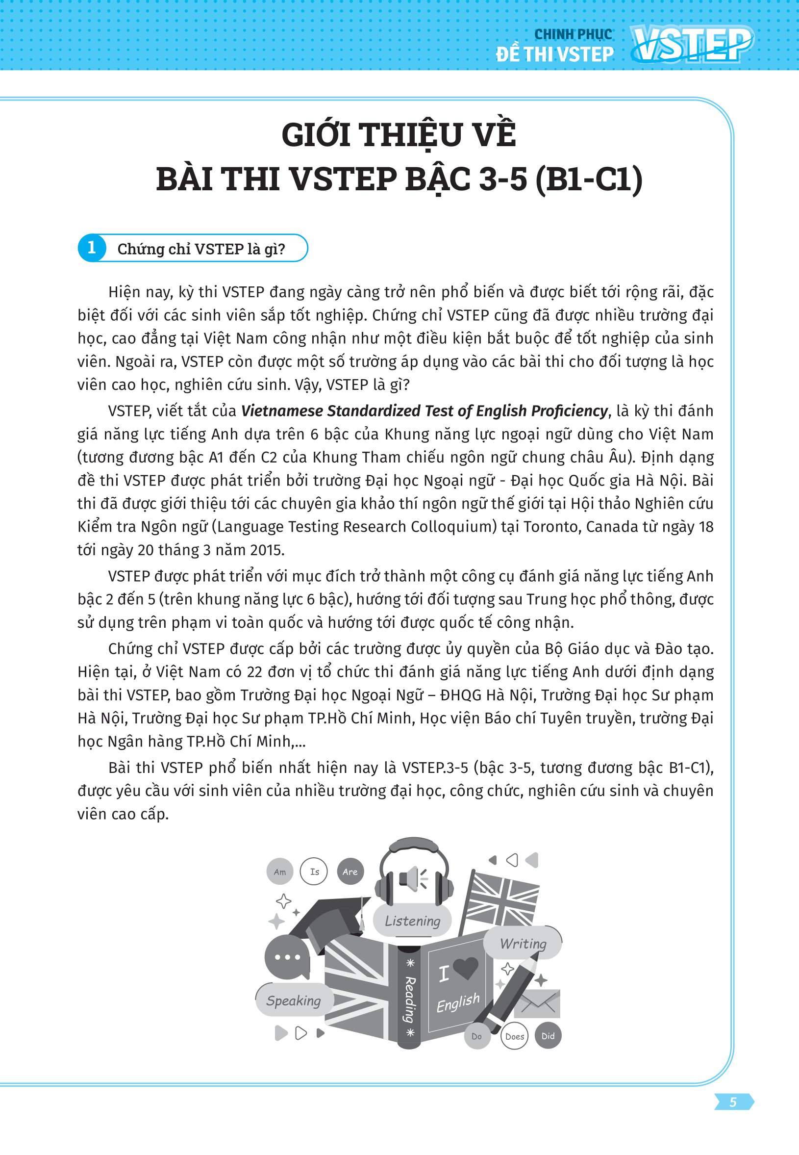 vstep - chinh phục đề thi vstep bậc năng lực từ b1 đến c1