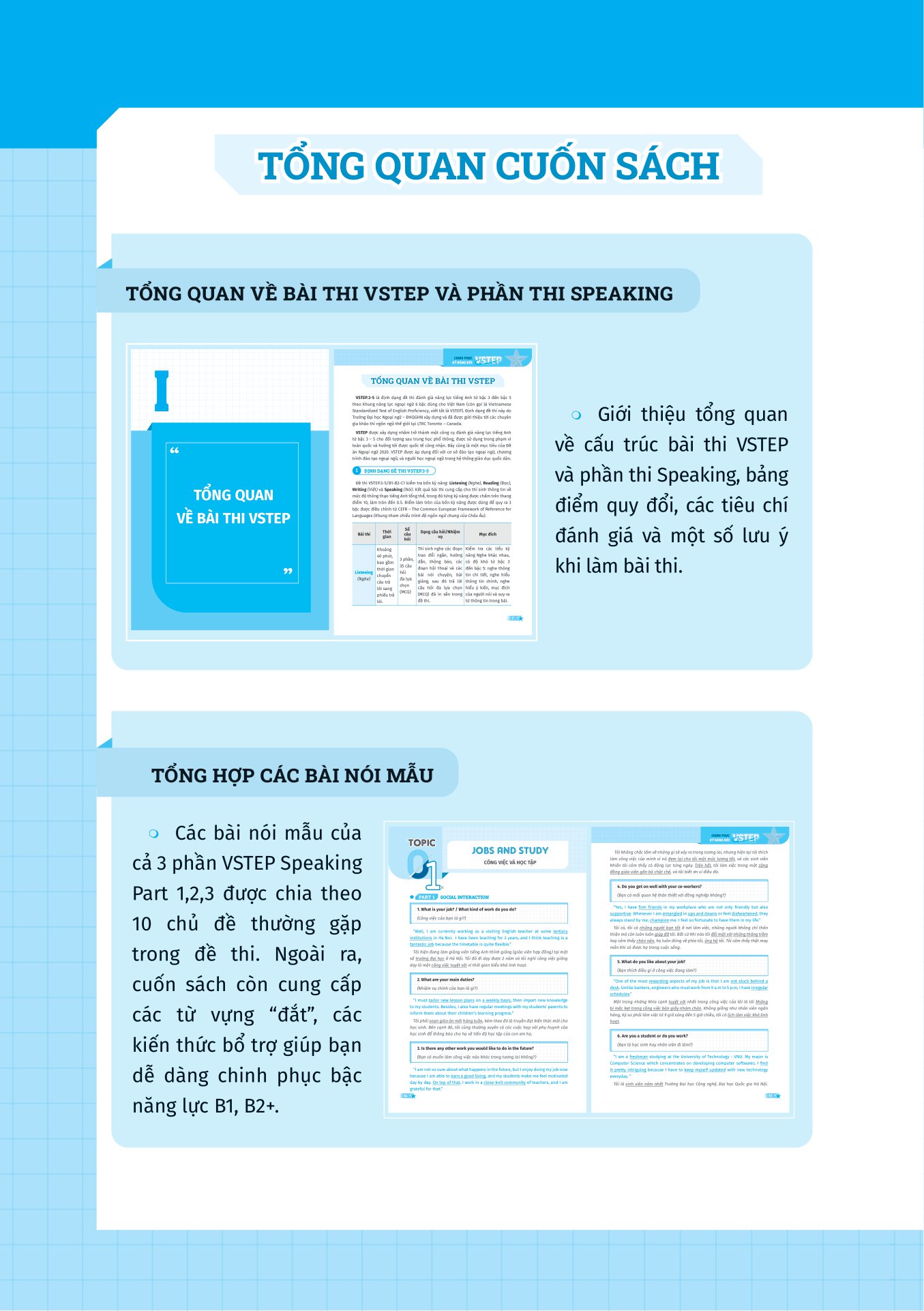 vstep - chinh phục kỹ năng nói bậc b1, b2+