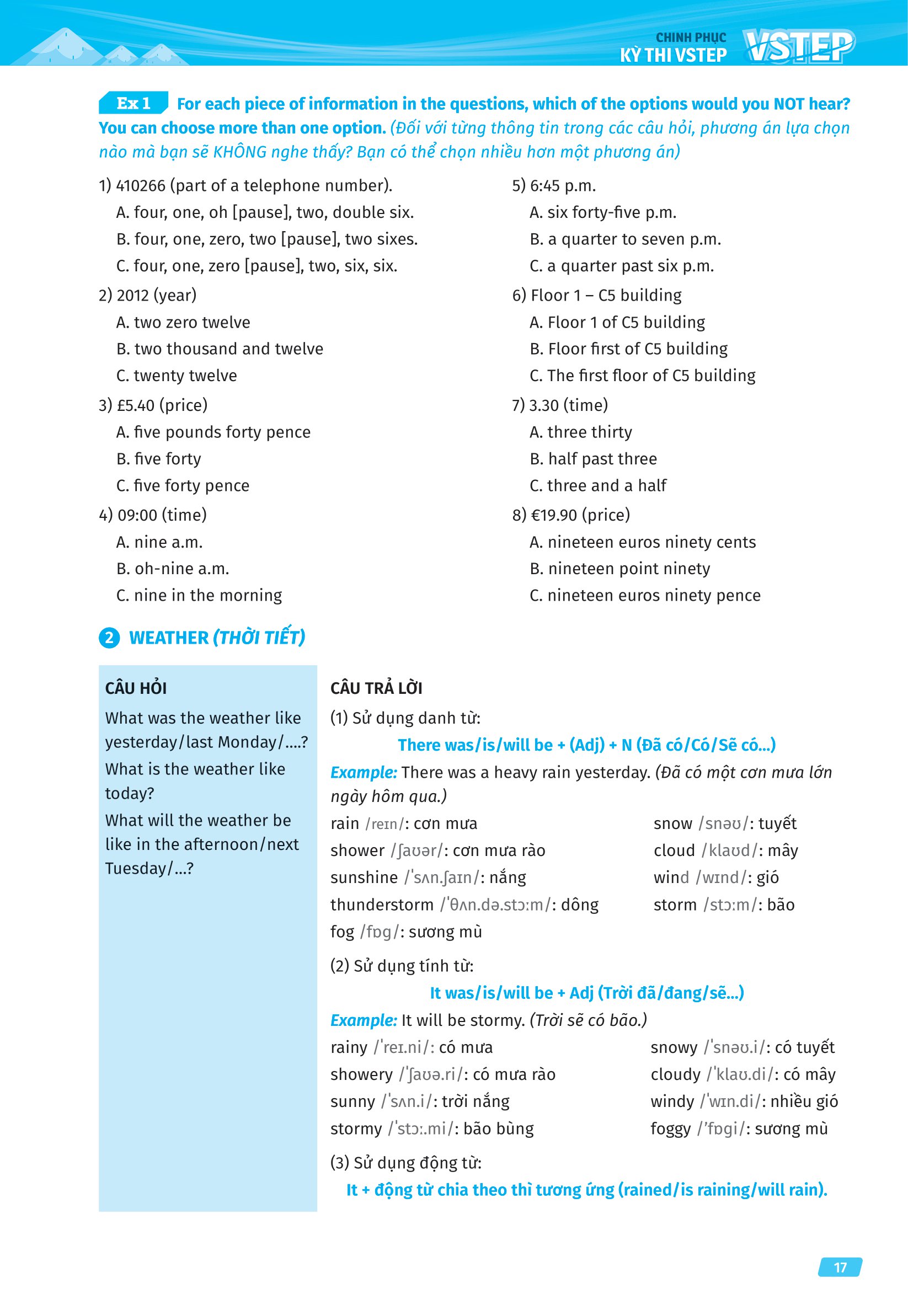 vstep - chinh phục kỳ thi vstep - tổng ôn 4 kỹ năng bậc năng lực từ b1 đến c1