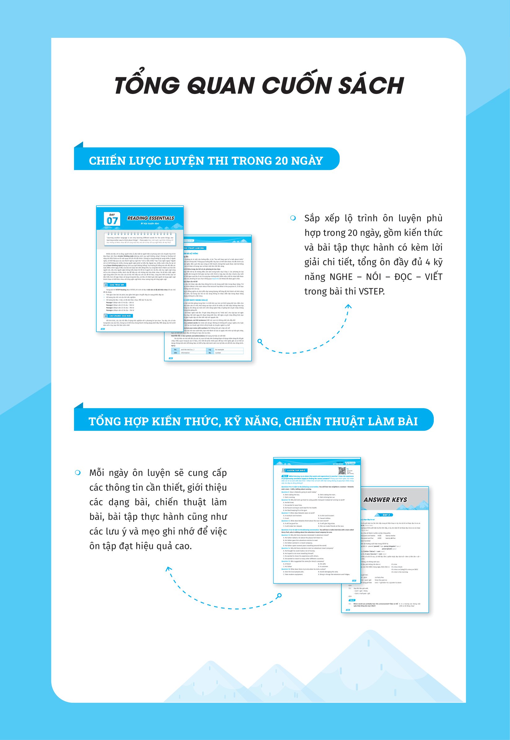 vstep - chinh phục kỳ thi vstep - tổng ôn 4 kỹ năng bậc năng lực từ b1 đến c1