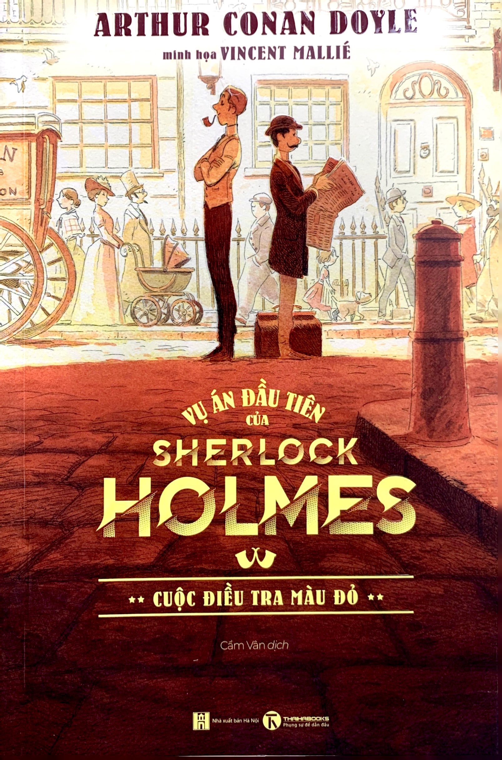 vụ án đầu tiên của sherlock holmes: cuộc điều tra màu đỏ