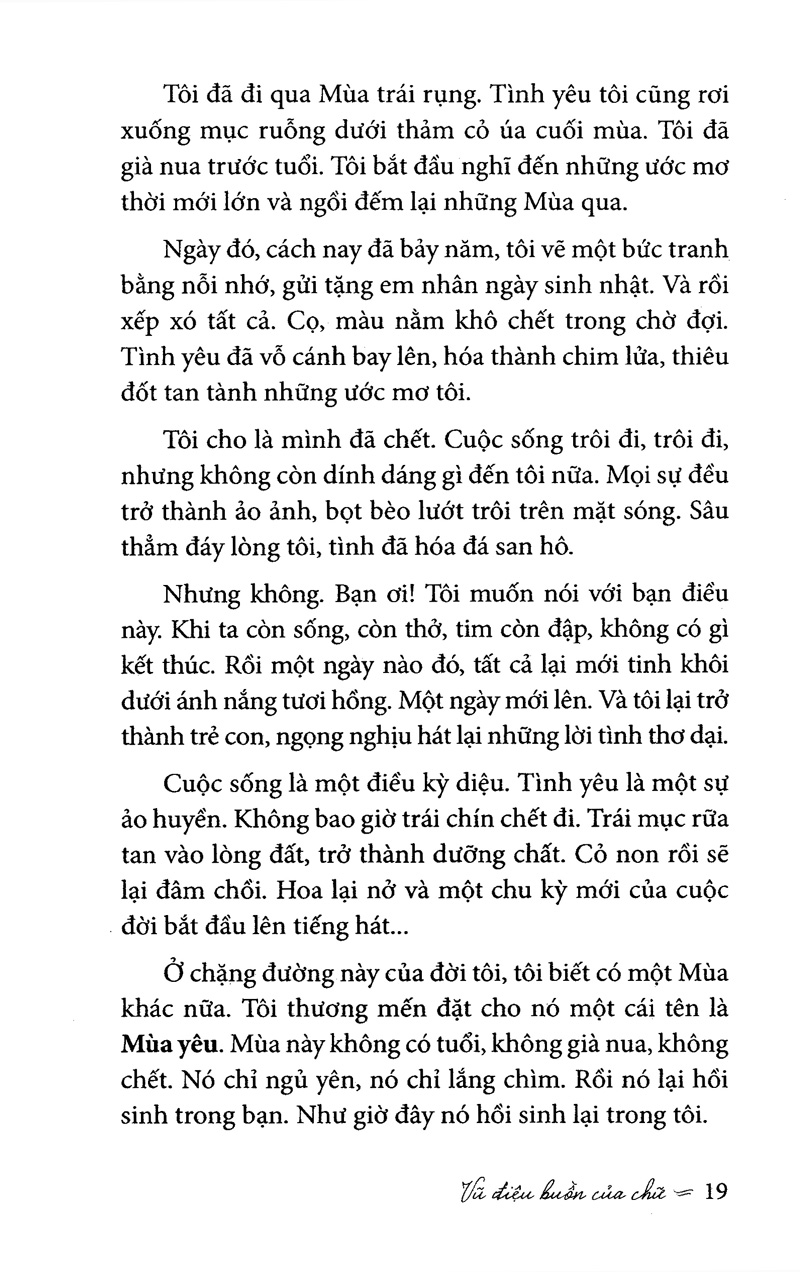 vũ điệu buồn của chữ