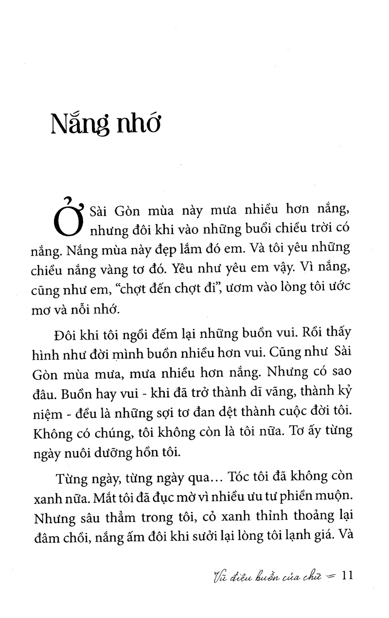 vũ điệu buồn của chữ