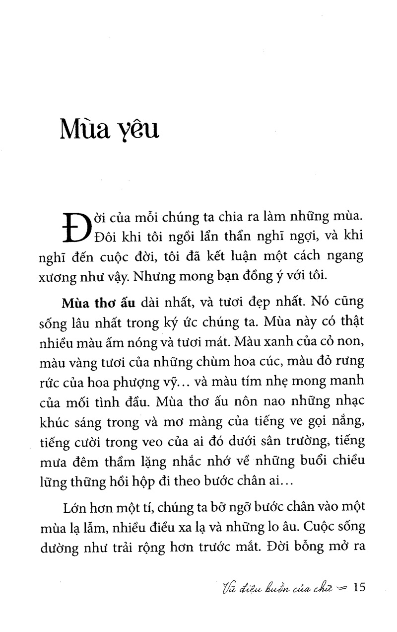 vũ điệu buồn của chữ