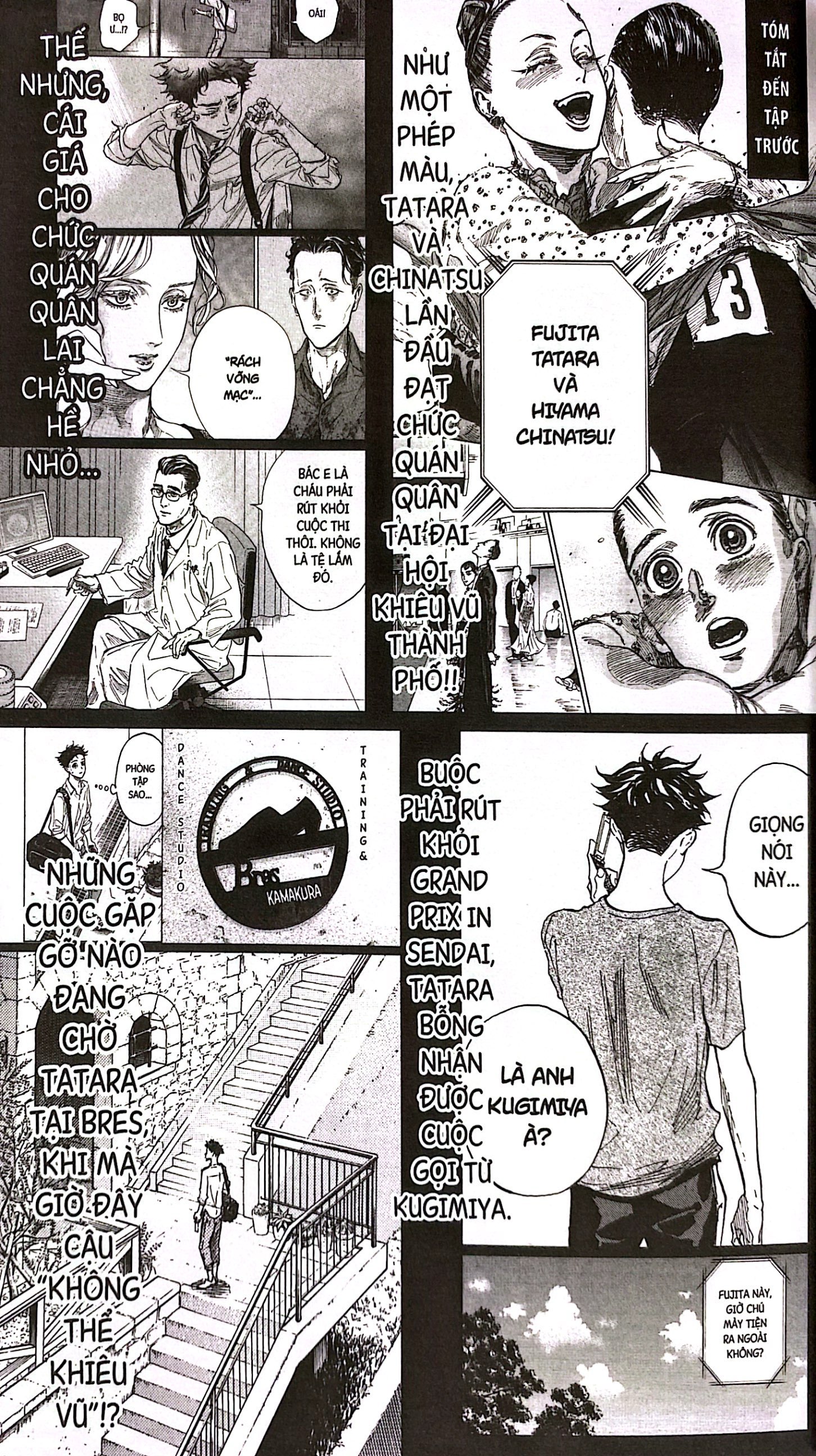 vũ điệu rực lửa - welcome to the ballroom - tập 12 - tặng kèm postcard giấy