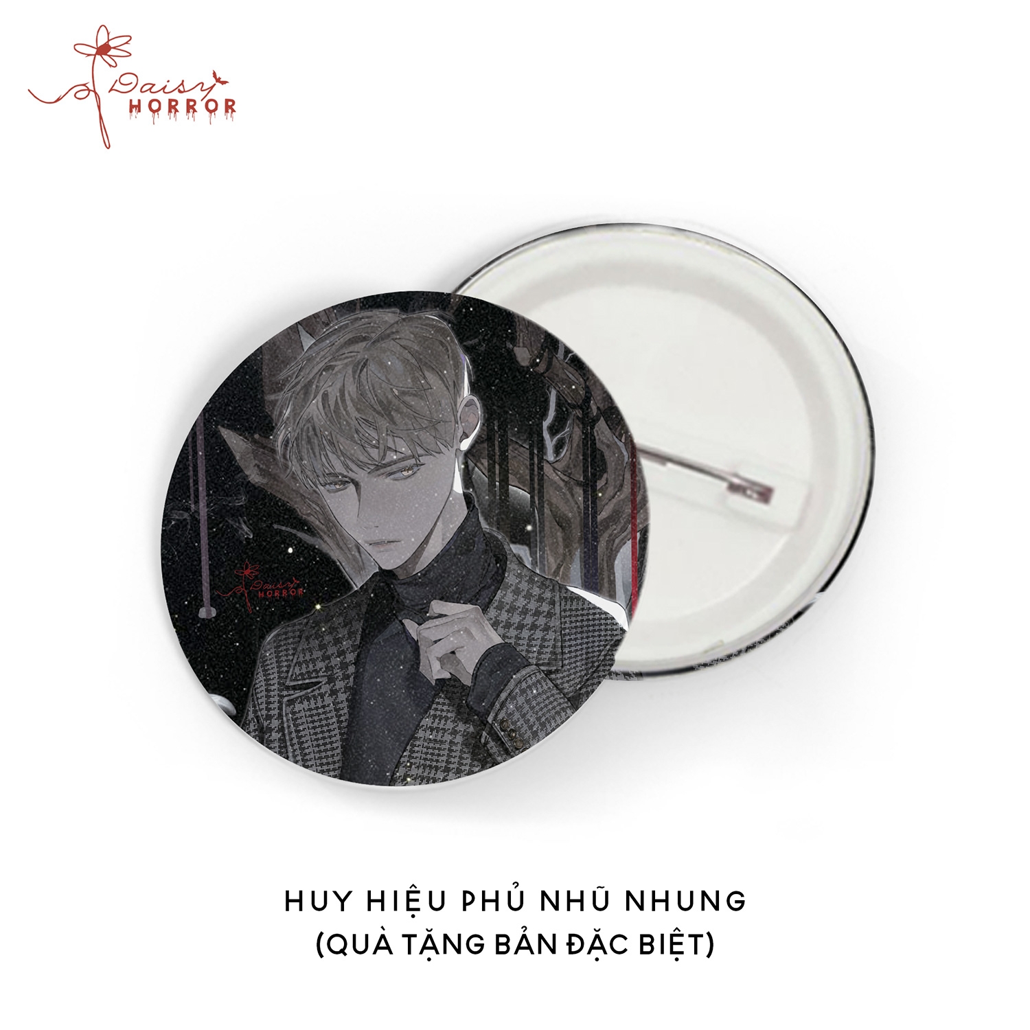 vu giả - bản đặc biệt - bookmark 2 mặt + shikishi viền bạc + postcard 2 mặt + huy hiệu phủ nhũ nhung