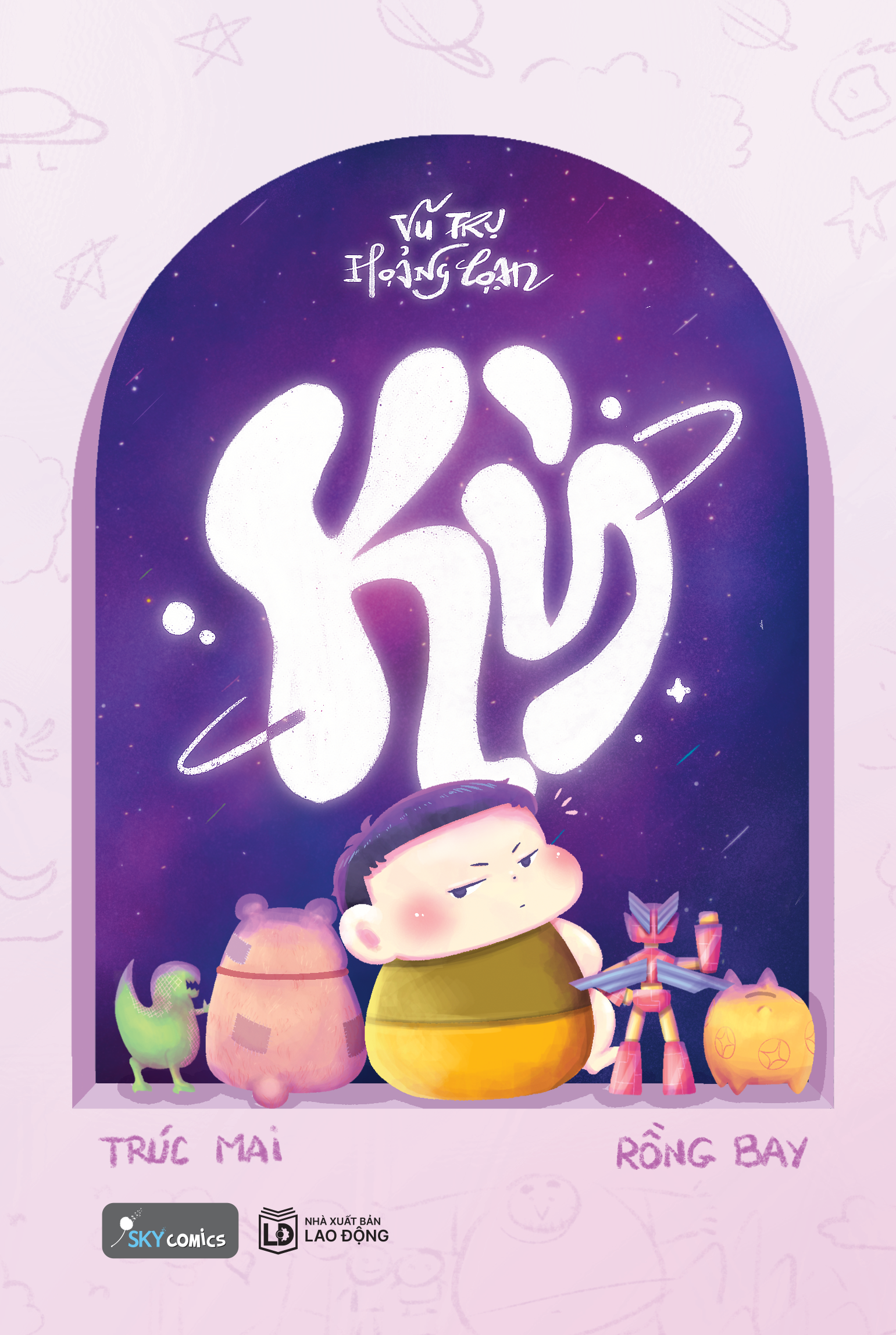 vũ trụ hoảng loạn - kỳ - tặng kèm 1 postcard 2 mặt + 3 bookmark 2 mặt bồi cứng