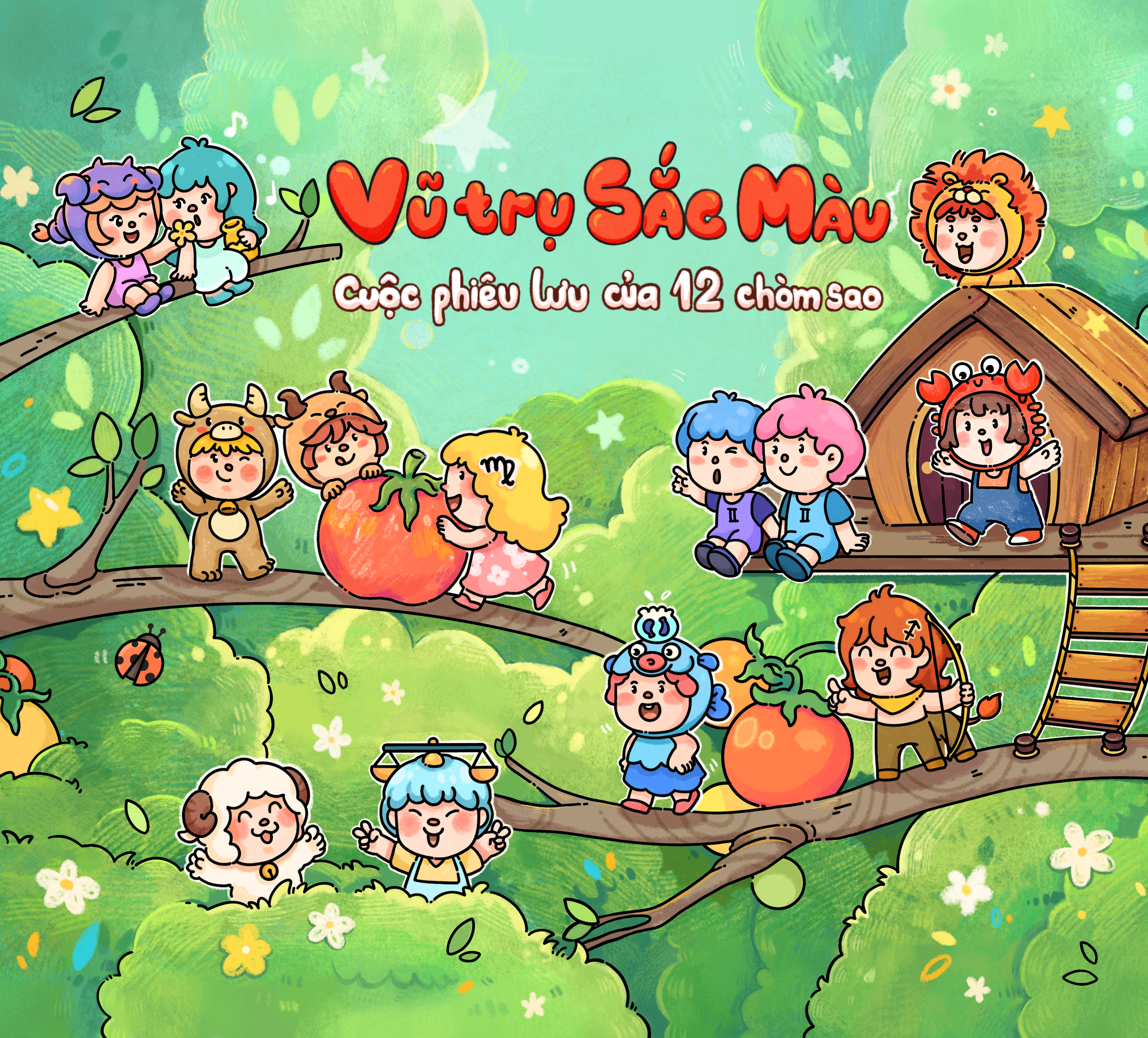 Vu Tru Sac Mau - Cuoc Phieu Luu Cua 12 Chom Sao