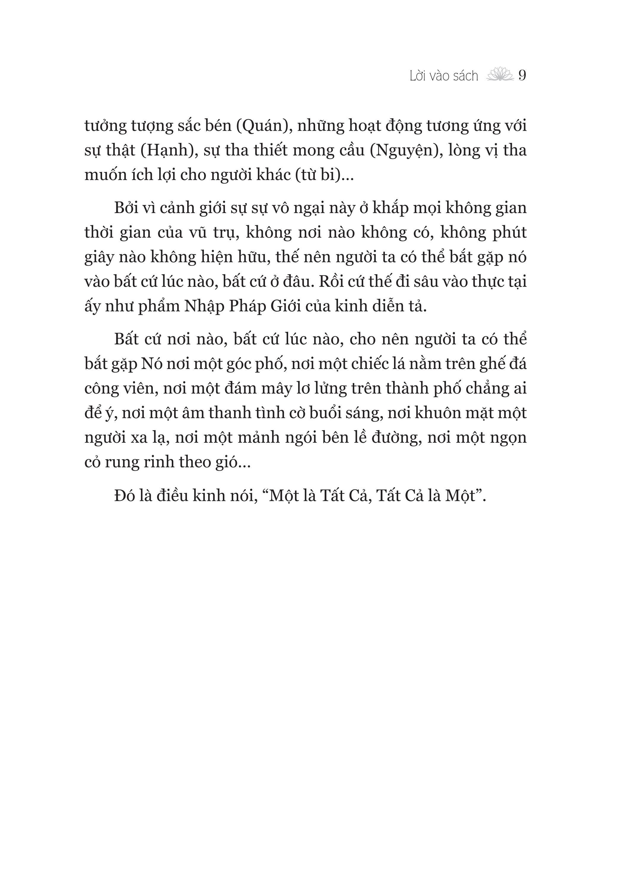 vũ trụ trong hạt bụi - đi vào kinh hoa nghiêm