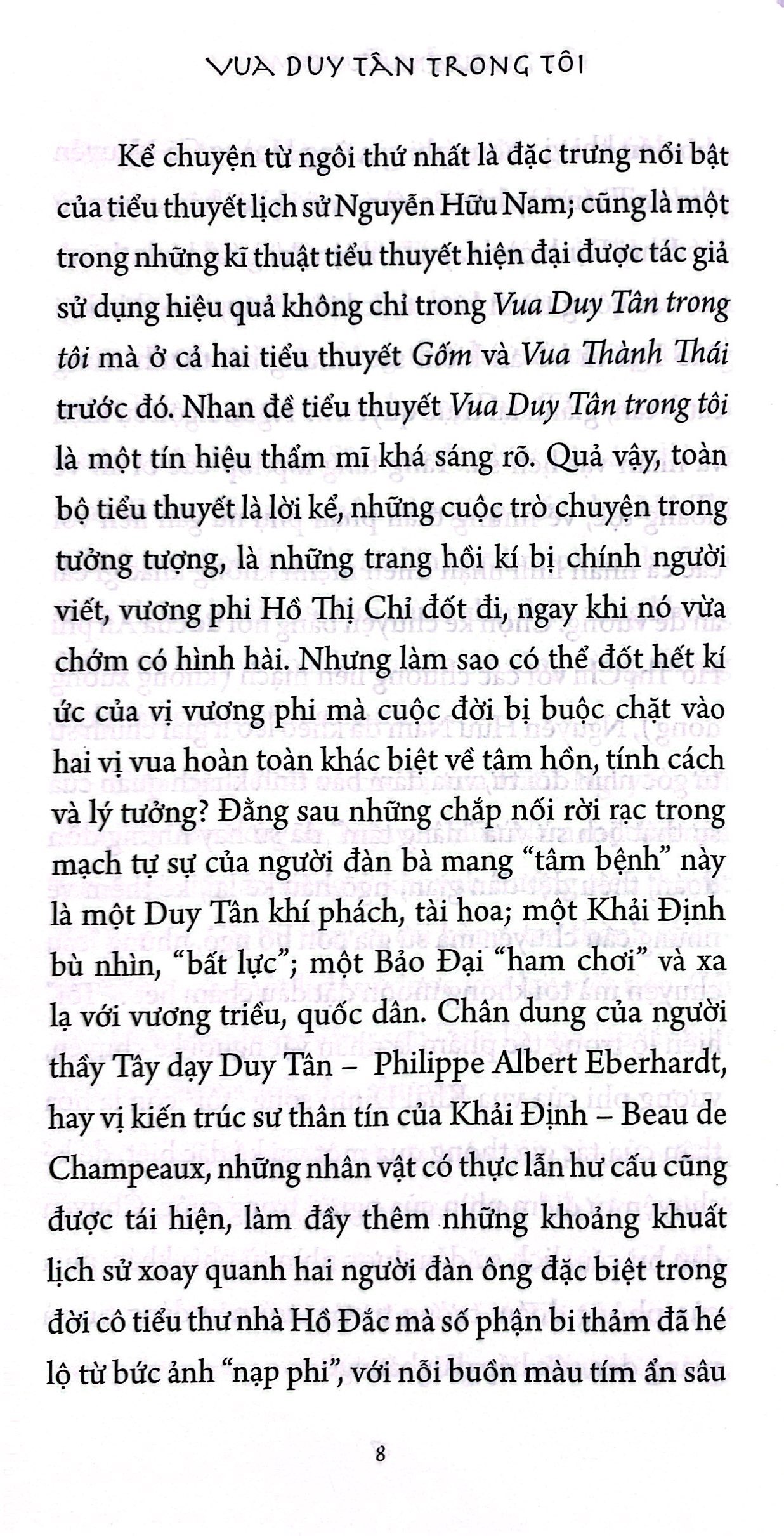 vua duy tân trong tôi