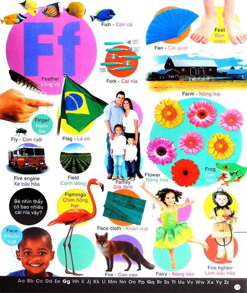 vừa học vừa chơi - bảng chữ cái tiếng anh