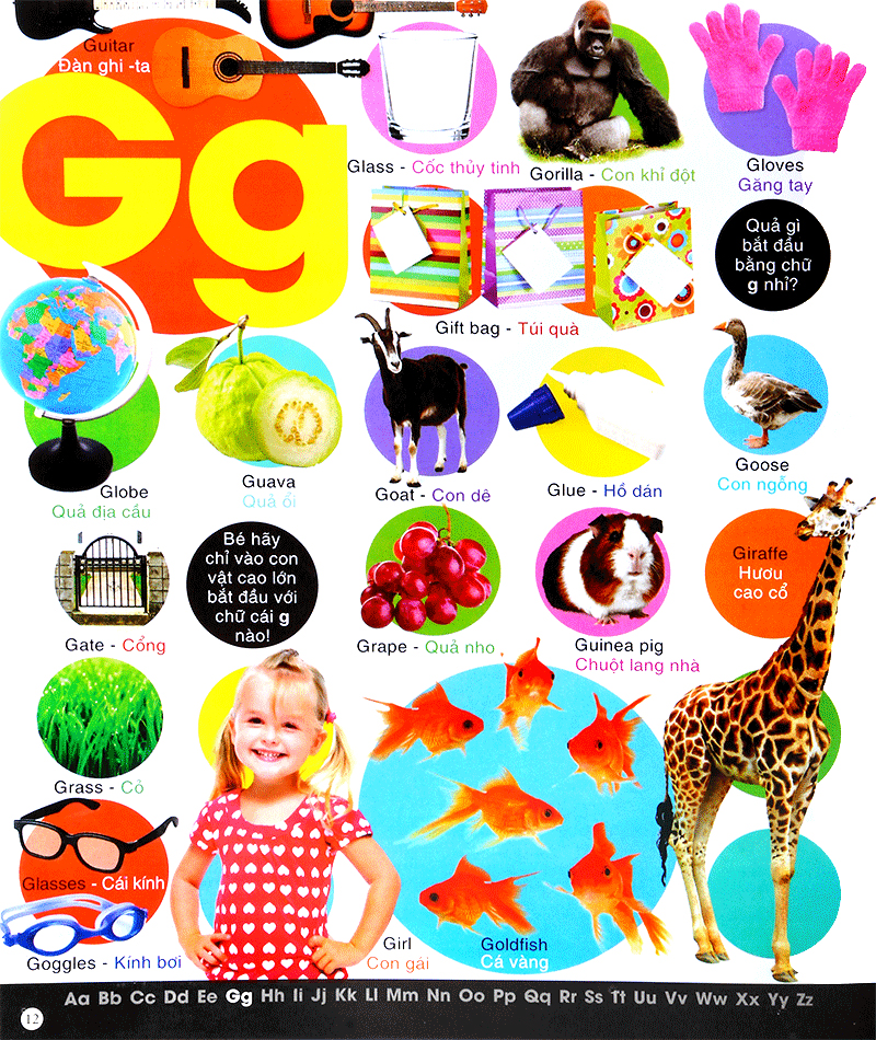 vừa học vừa chơi - bảng chữ cái tiếng anh