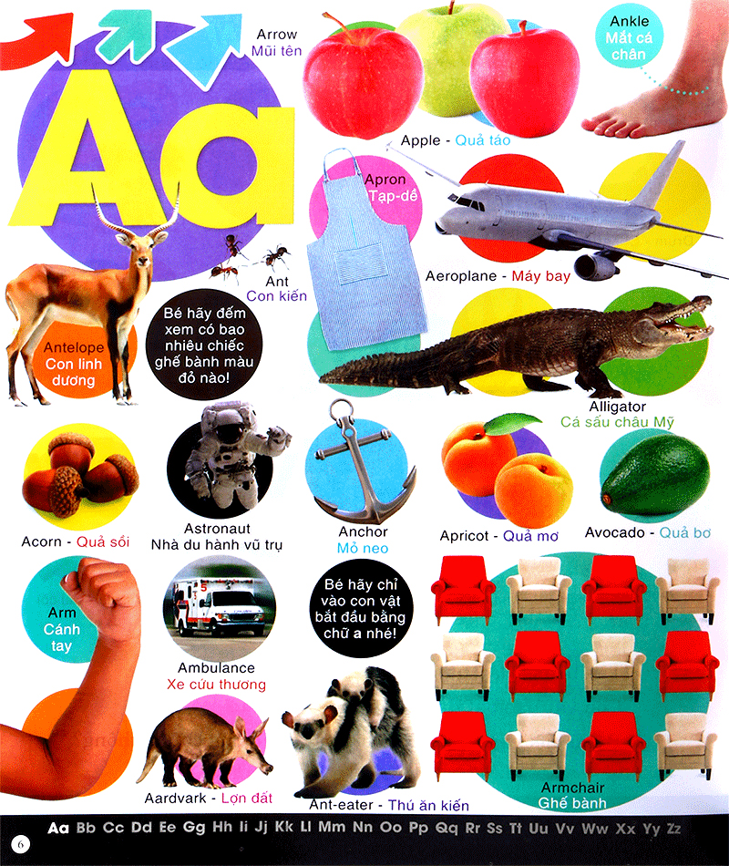 vừa học vừa chơi - bảng chữ cái tiếng anh