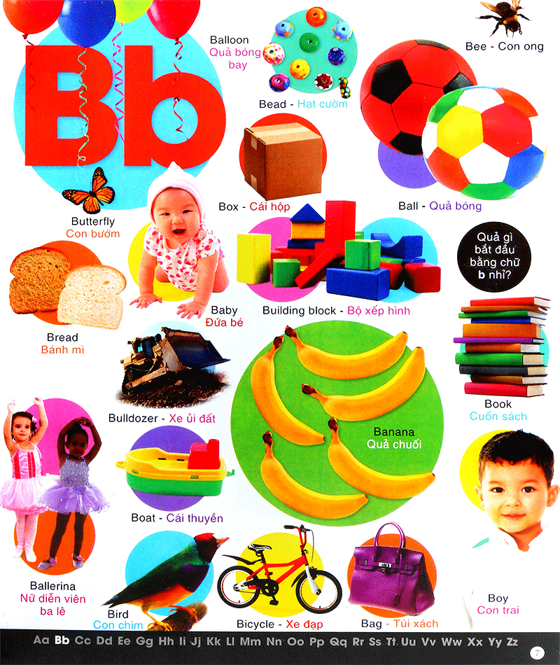 vừa học vừa chơi - bảng chữ cái tiếng anh