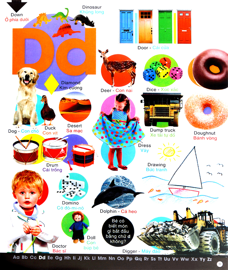 vừa học vừa chơi - bảng chữ cái tiếng anh