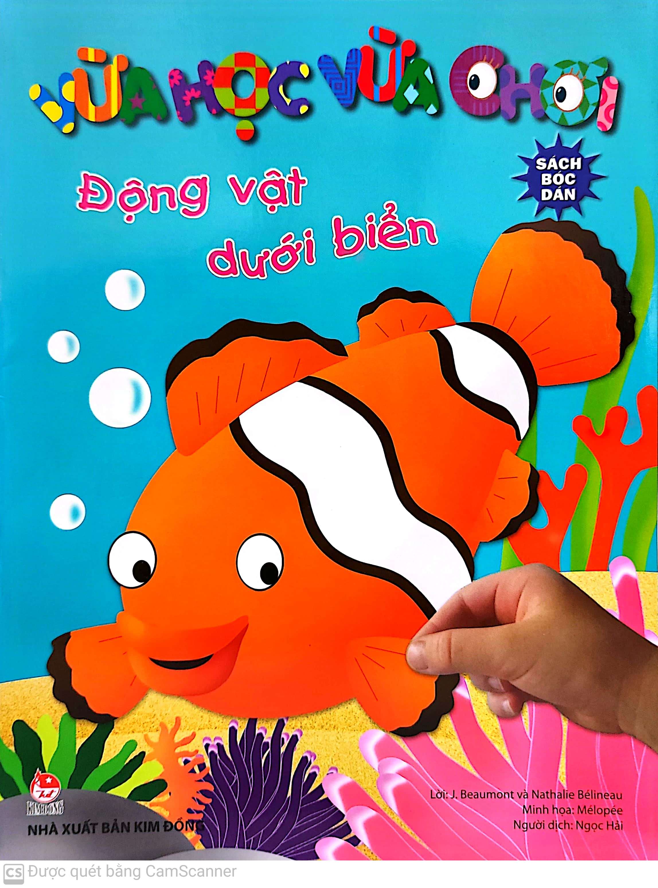 vừa học vừa chơi - động vật dưới biển (tái bản 2020)