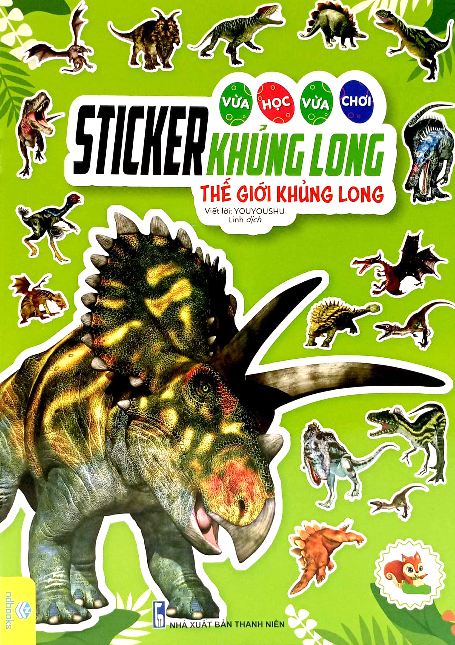 Vua Hoc Vua Choi - Sticker Khung Long - The Gioi Khung Long