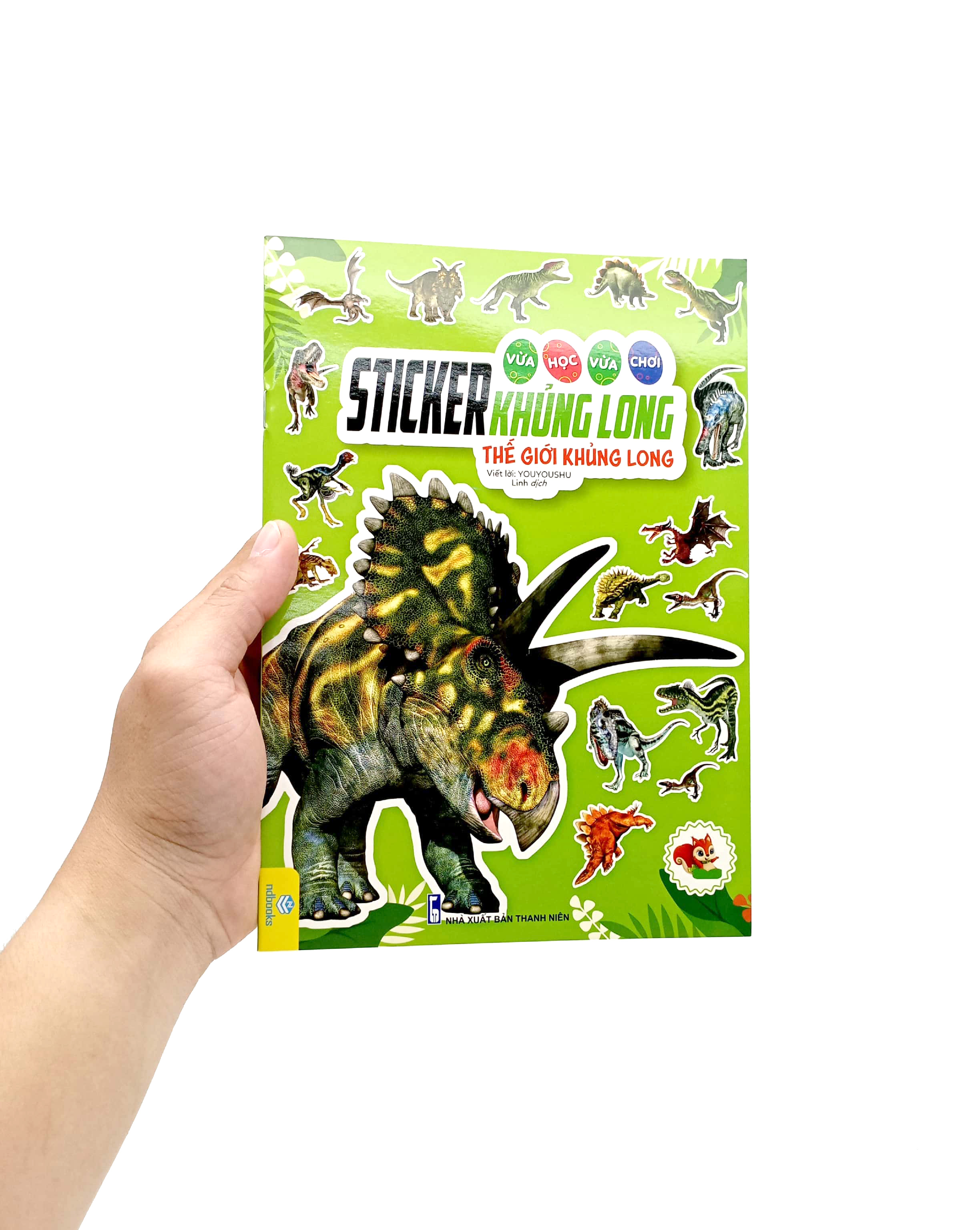 Vua Hoc Vua Choi - Sticker Khung Long - The Gioi Khung Long