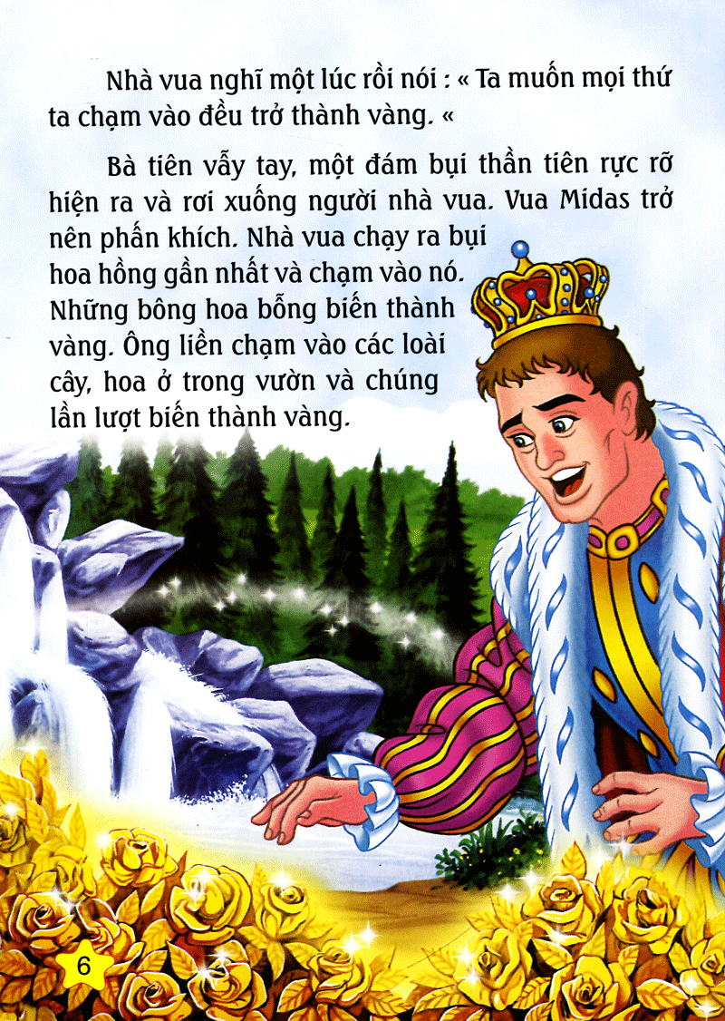 vua midas và bàn tay vàng