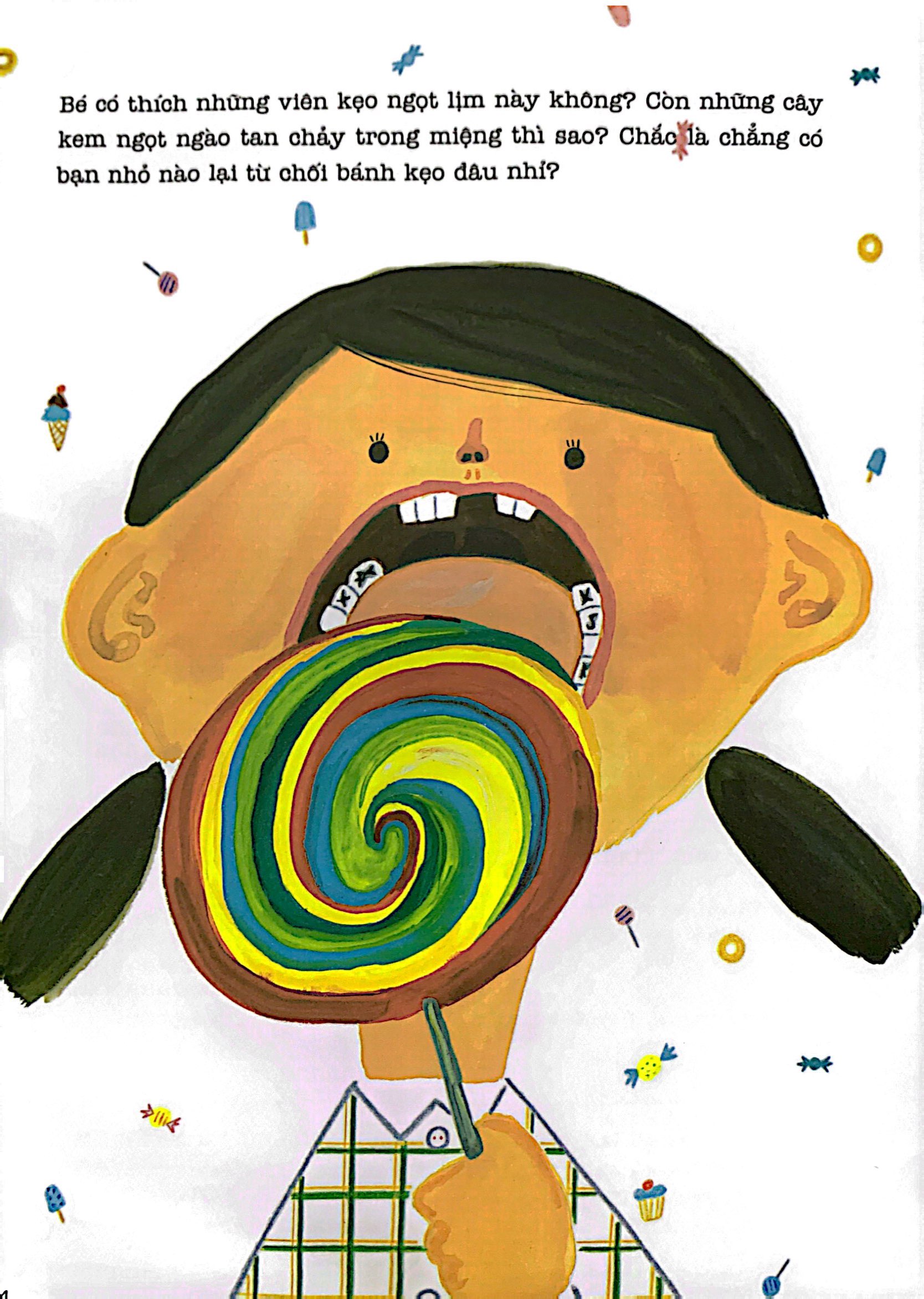 vừa ngọt ngào vừa đáng sợ - bé ơi, đừng ăn nhiều đường!