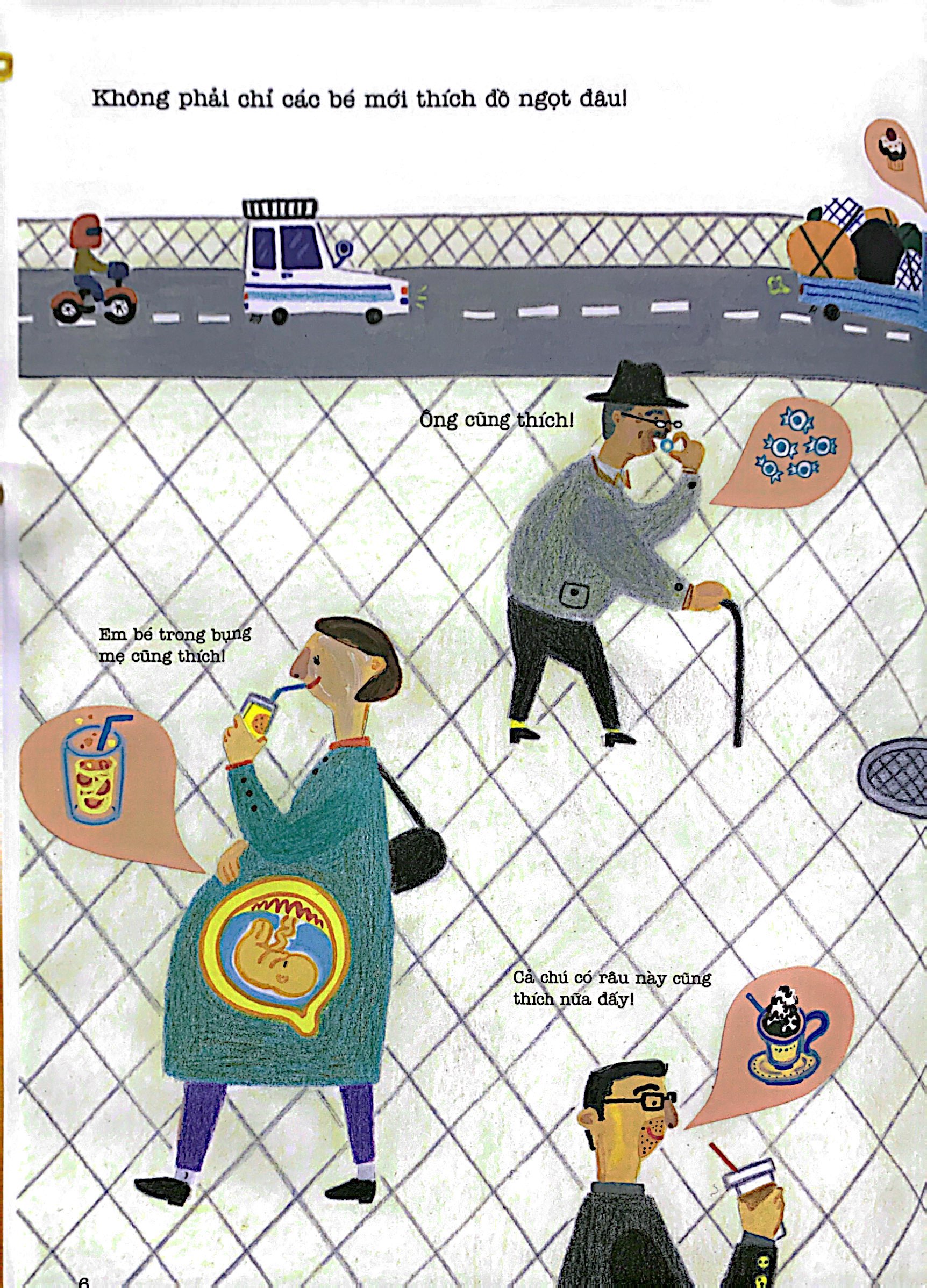 vừa ngọt ngào vừa đáng sợ - bé ơi, đừng ăn nhiều đường!