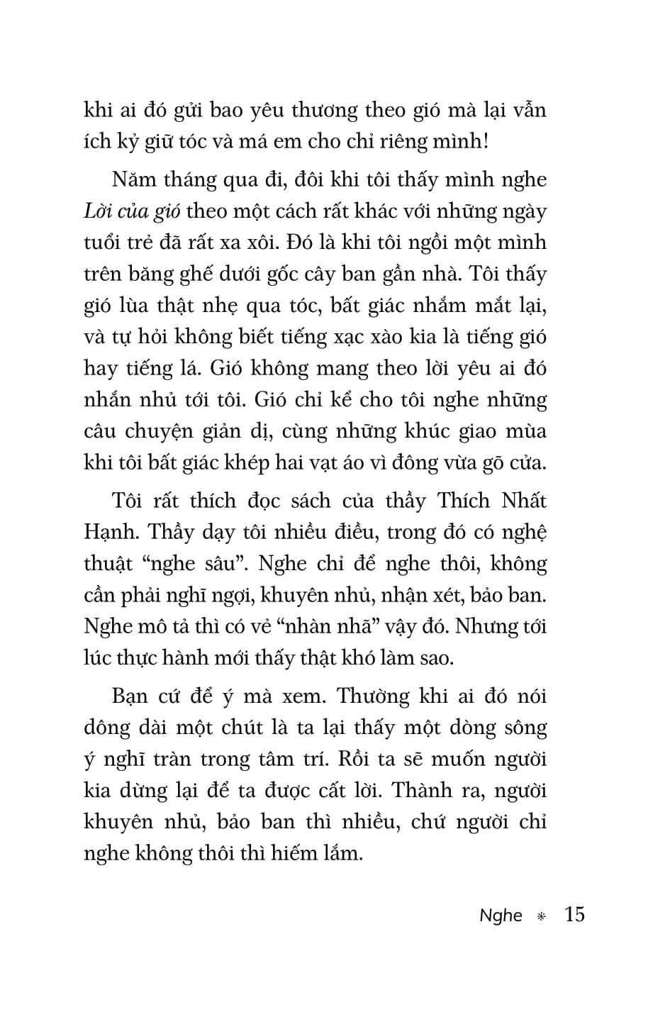 vừa nhặt thóc vừa hát líu lo