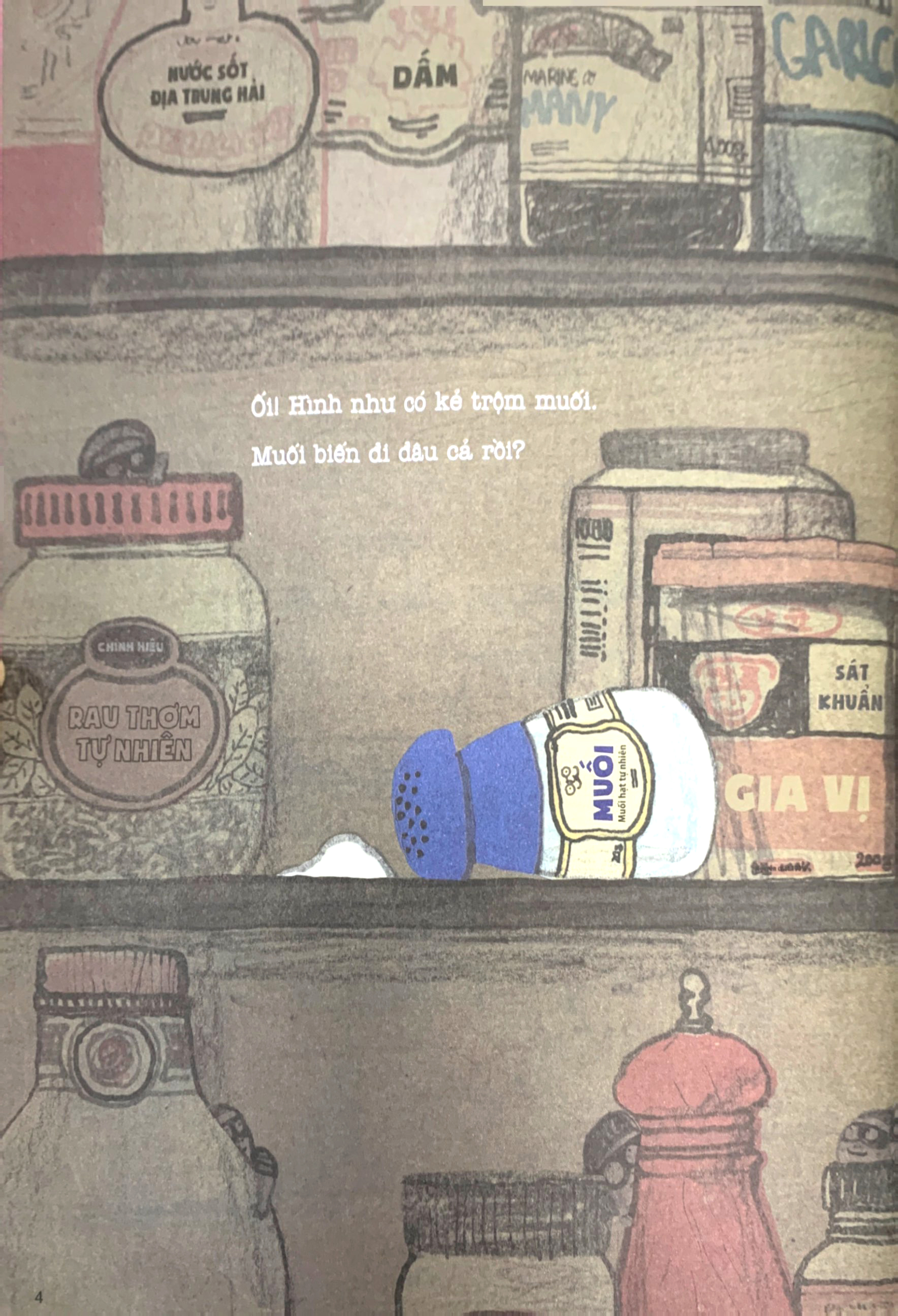 vừa thô ráp vừa lấp lánh - bé ơi, đừng ăn nhiều muối!