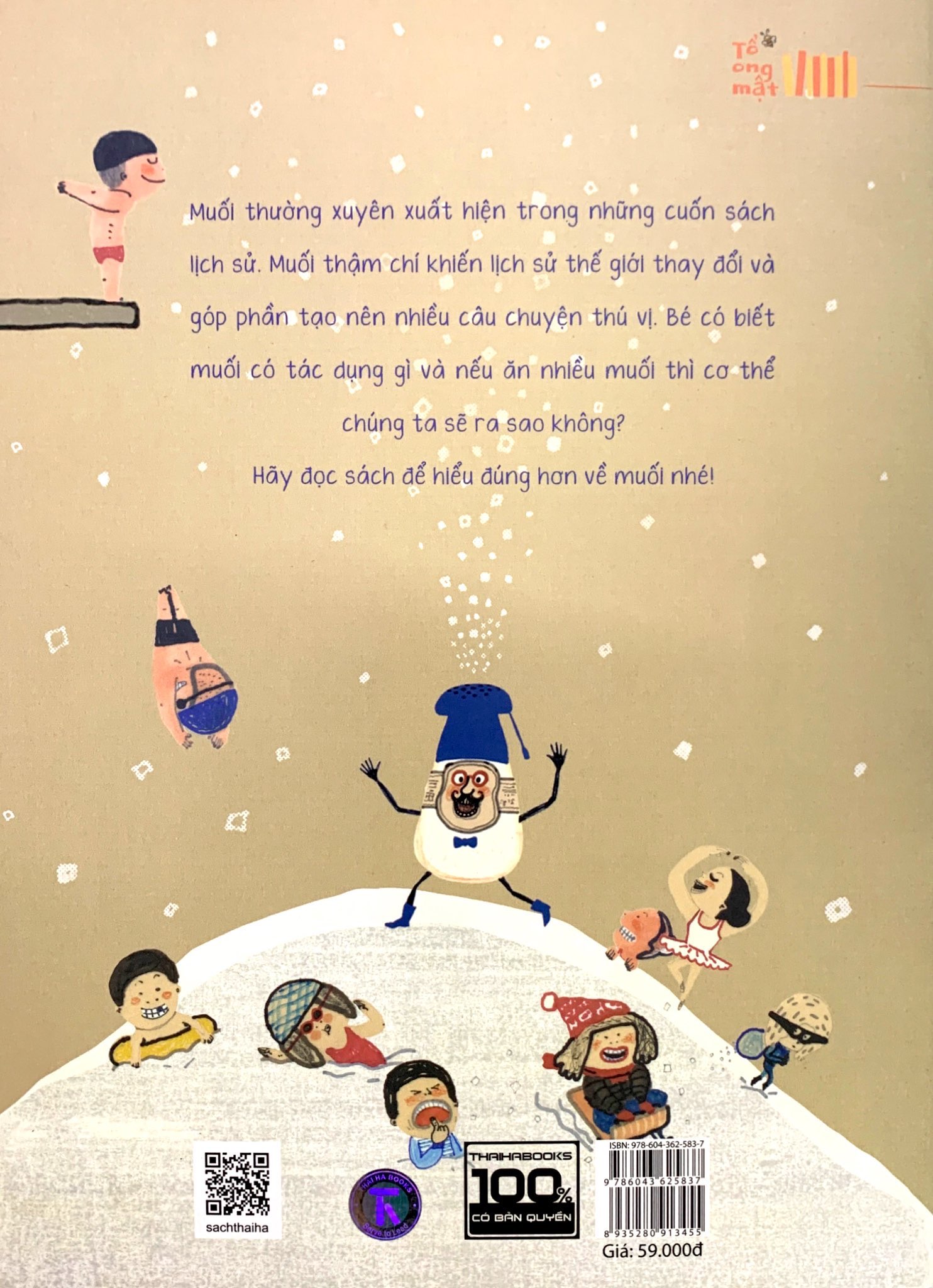 vừa thô ráp vừa lấp lánh - bé ơi, đừng ăn nhiều muối!