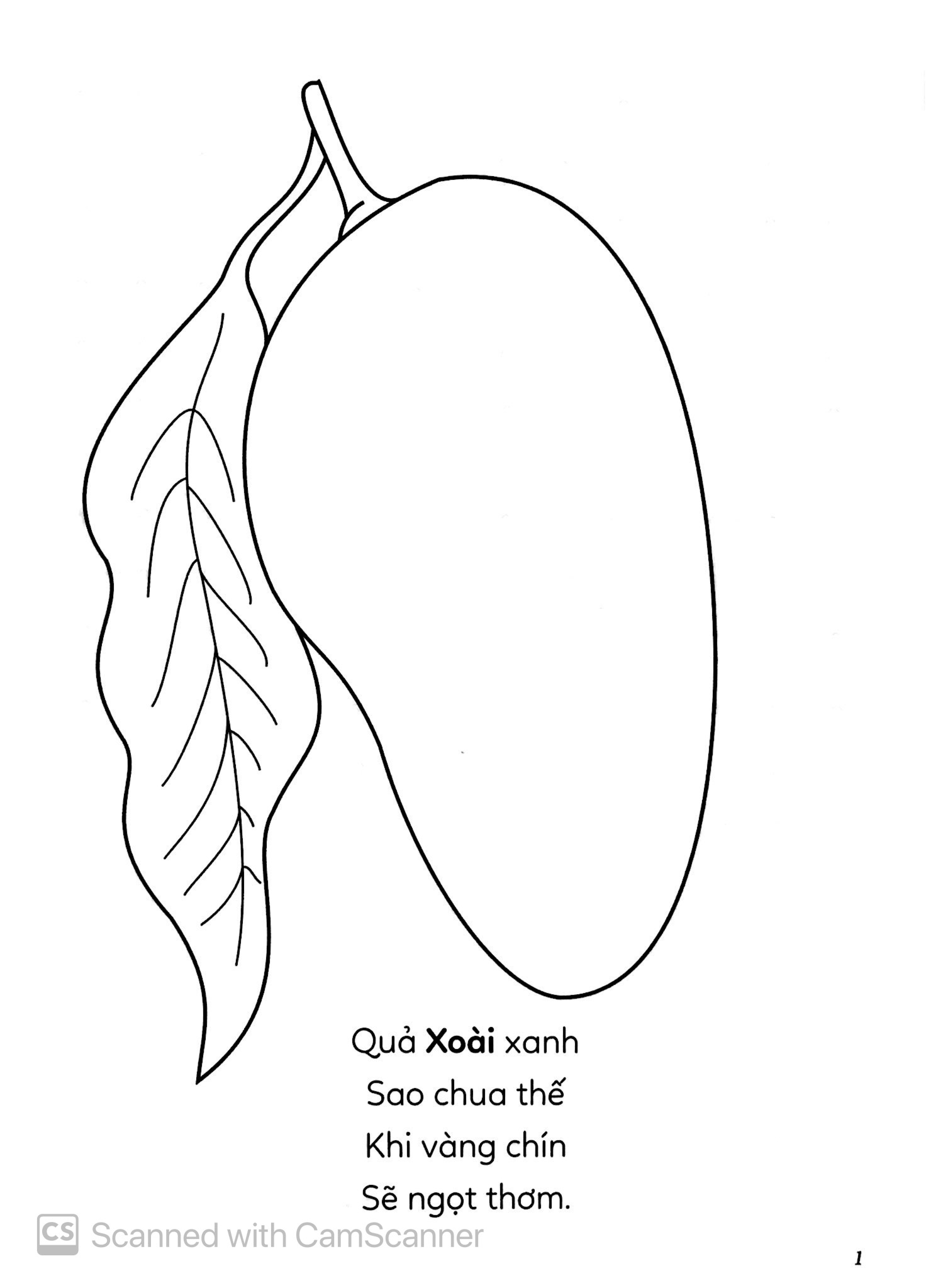 Vừa Tô Màu Vừa Học - Bốn Mùa Cây Trái