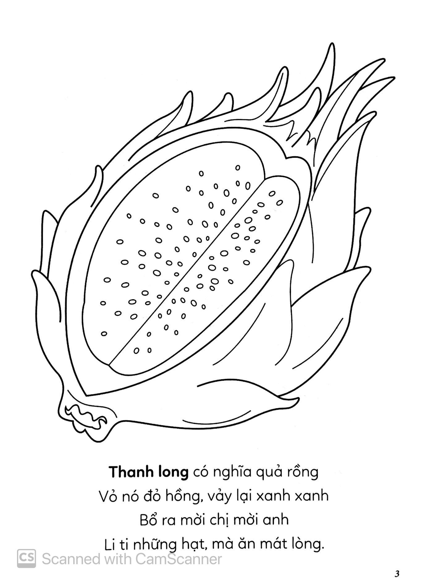 Vừa Tô Màu Vừa Học - Bốn Mùa Cây Trái