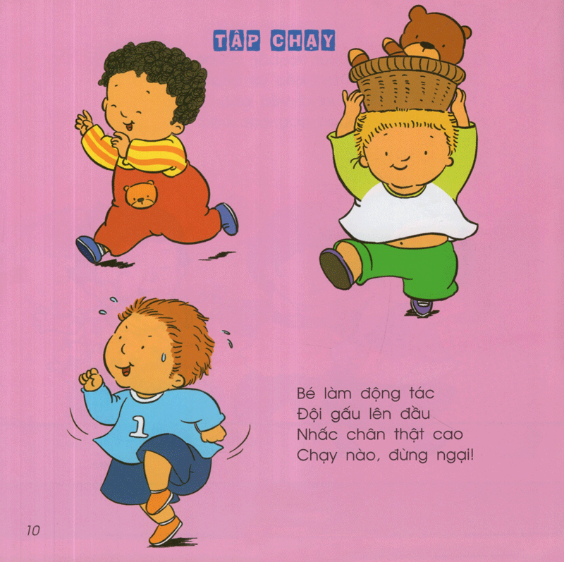 vui chơi cùng bé - những động tác mạnh mẽ