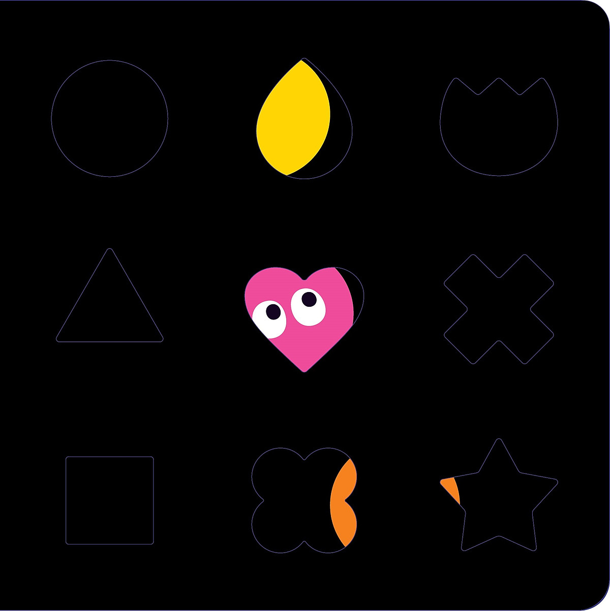 vui chơi cùng hội họa - muôn hình muôn vẻ - hình gì thế?