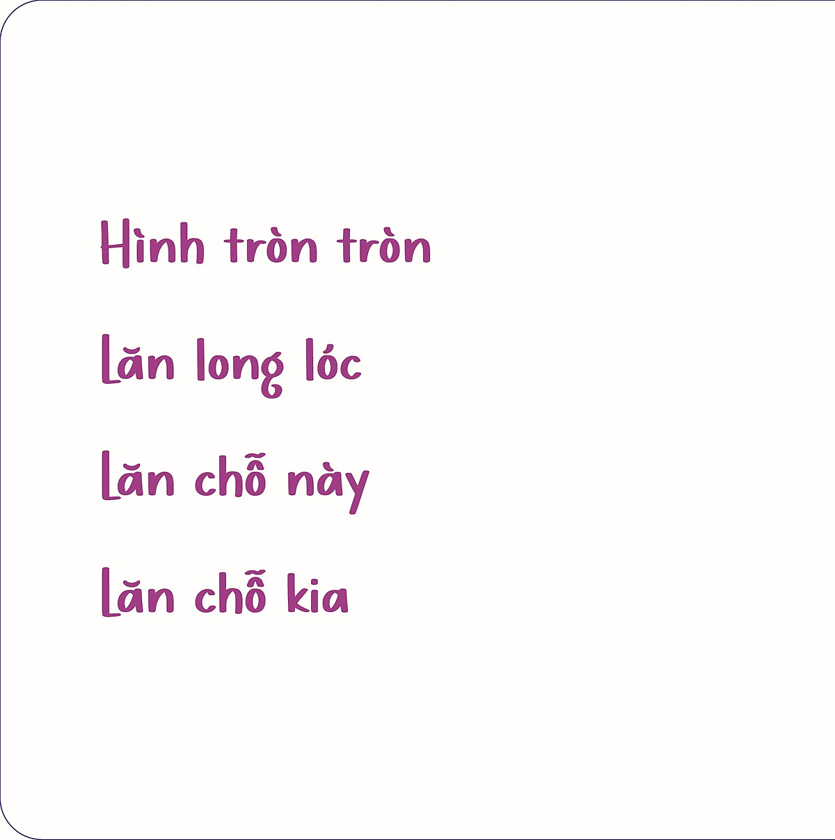 vui chơi cùng hội họa - tròn lăn long lóc