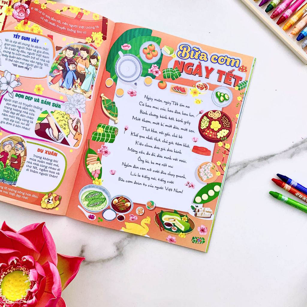 vui cùng sen sún - tết vui no ấm