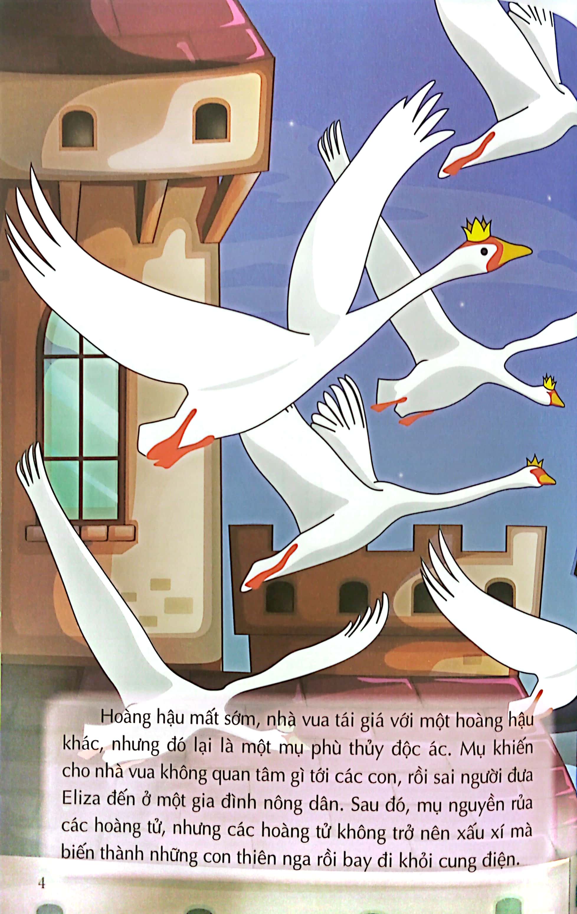 vui đọc truyện khéo tay tô - truyện về các nàng công chúa: bầy chim thiên nga