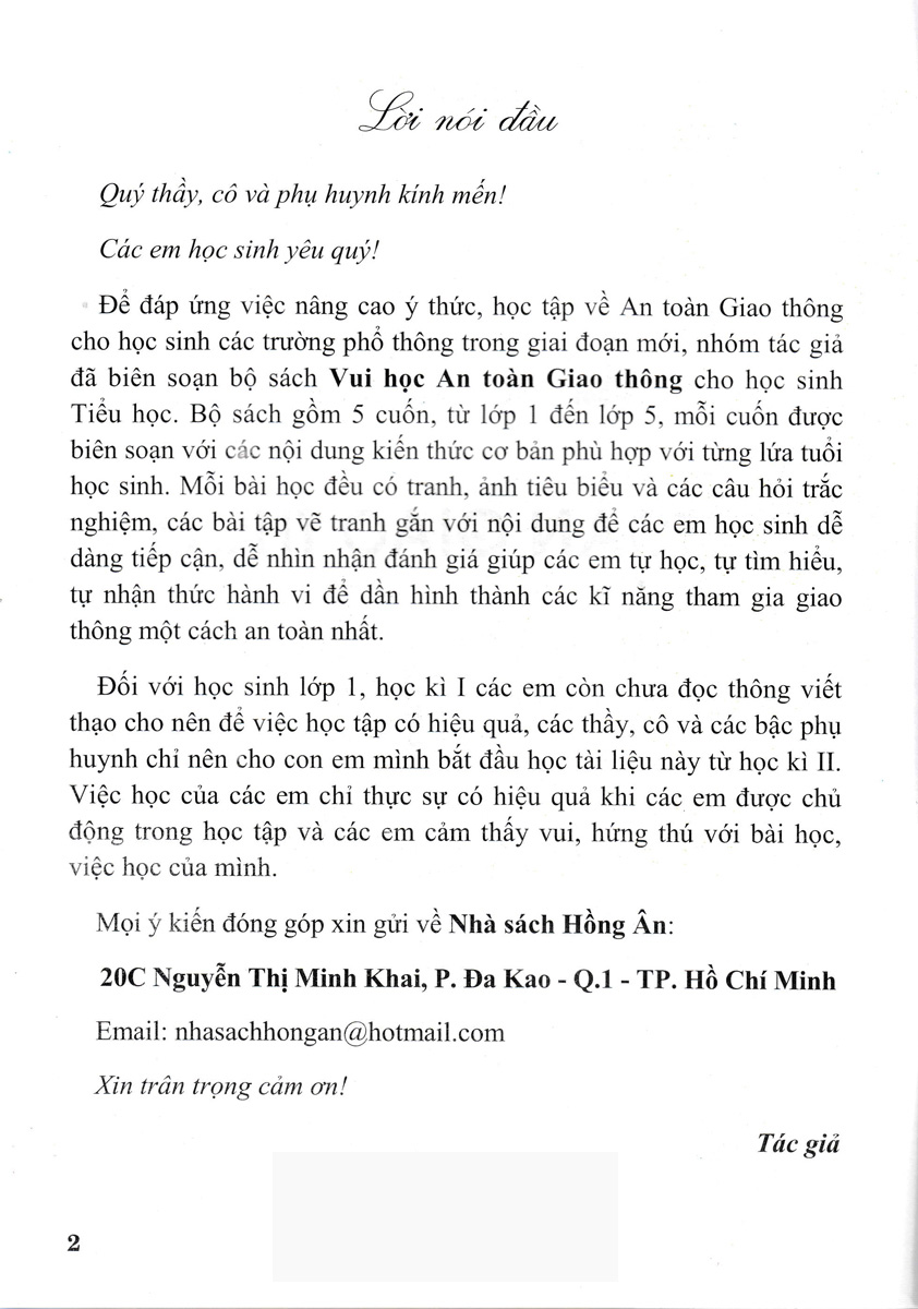 vui học an toàn giao thông lớp 1 (theo chương trình tiểu học mới định hướng phát triển năng lực)