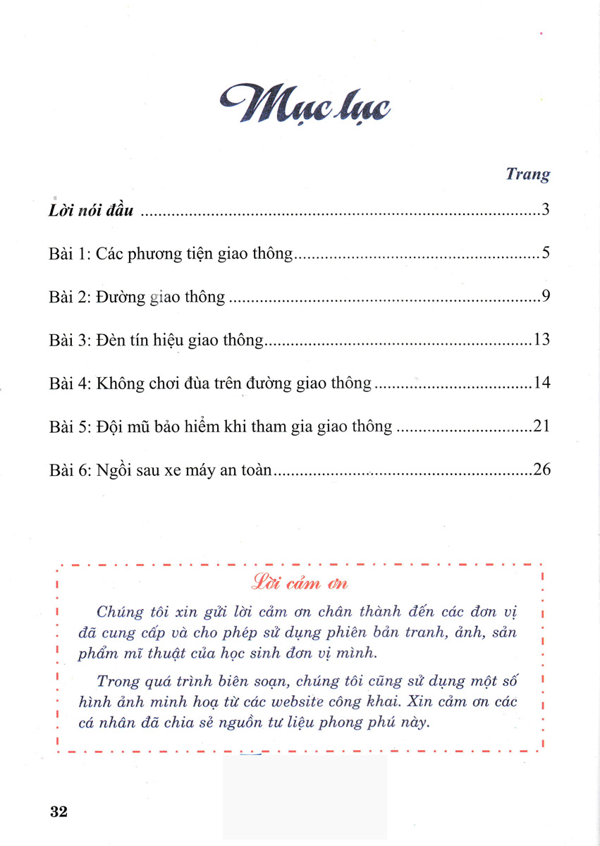 vui học an toàn giao thông lớp 1 (theo chương trình tiểu học mới định hướng phát triển năng lực)
